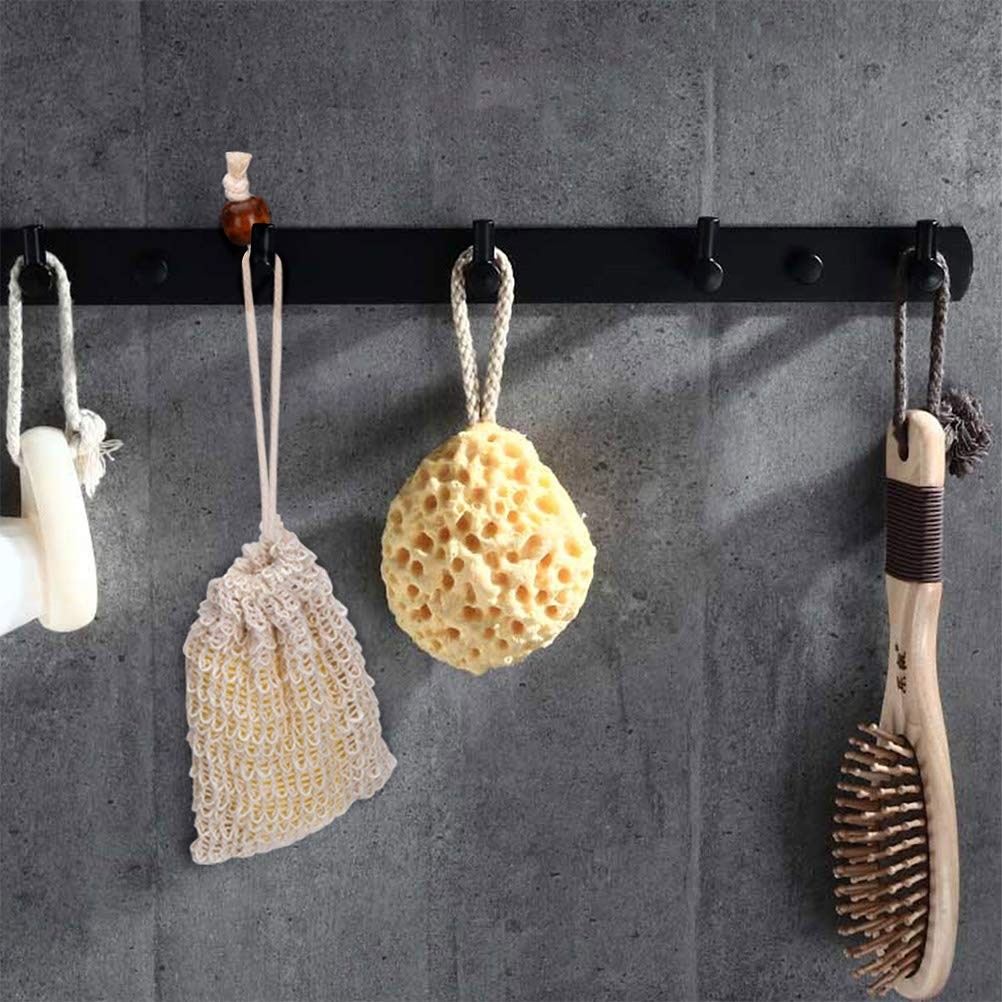 40Pack Soap Saver Bag Exfoliating Sisal Soap Pouch with Drawstring Bar Wooden…