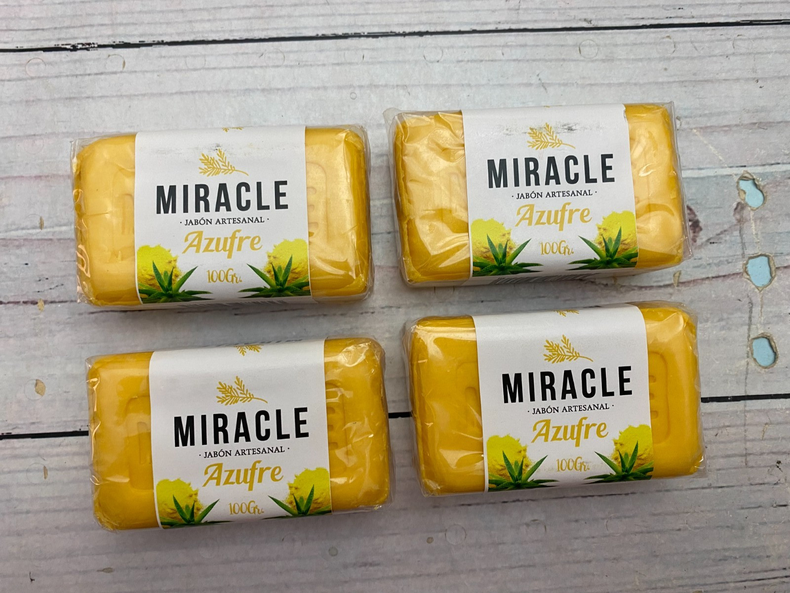Jabon de Azufre – 100gr. 4 Pack Soaps