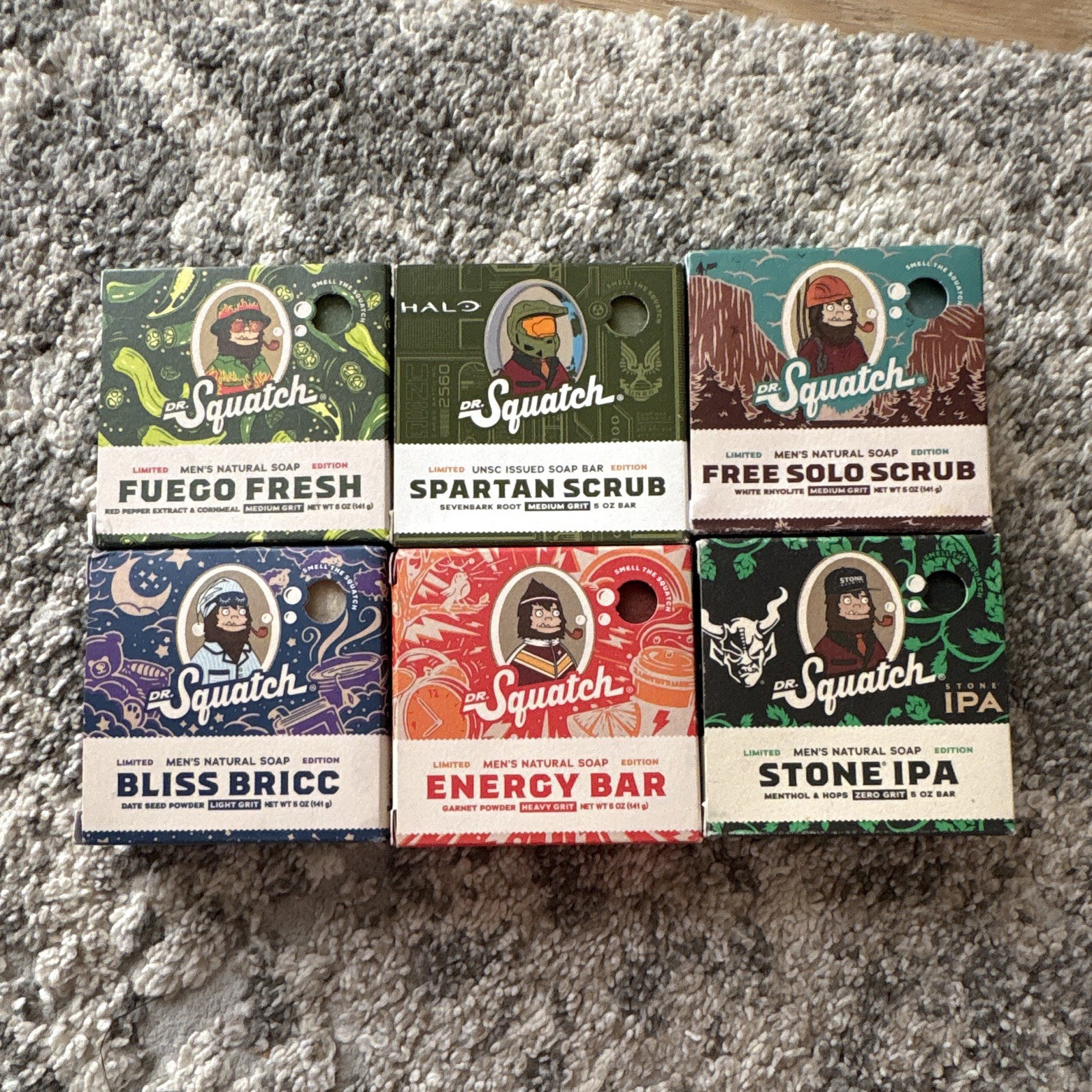 Dr. Squatch Limited Edition Men’s Soap 6-Pack 5oz