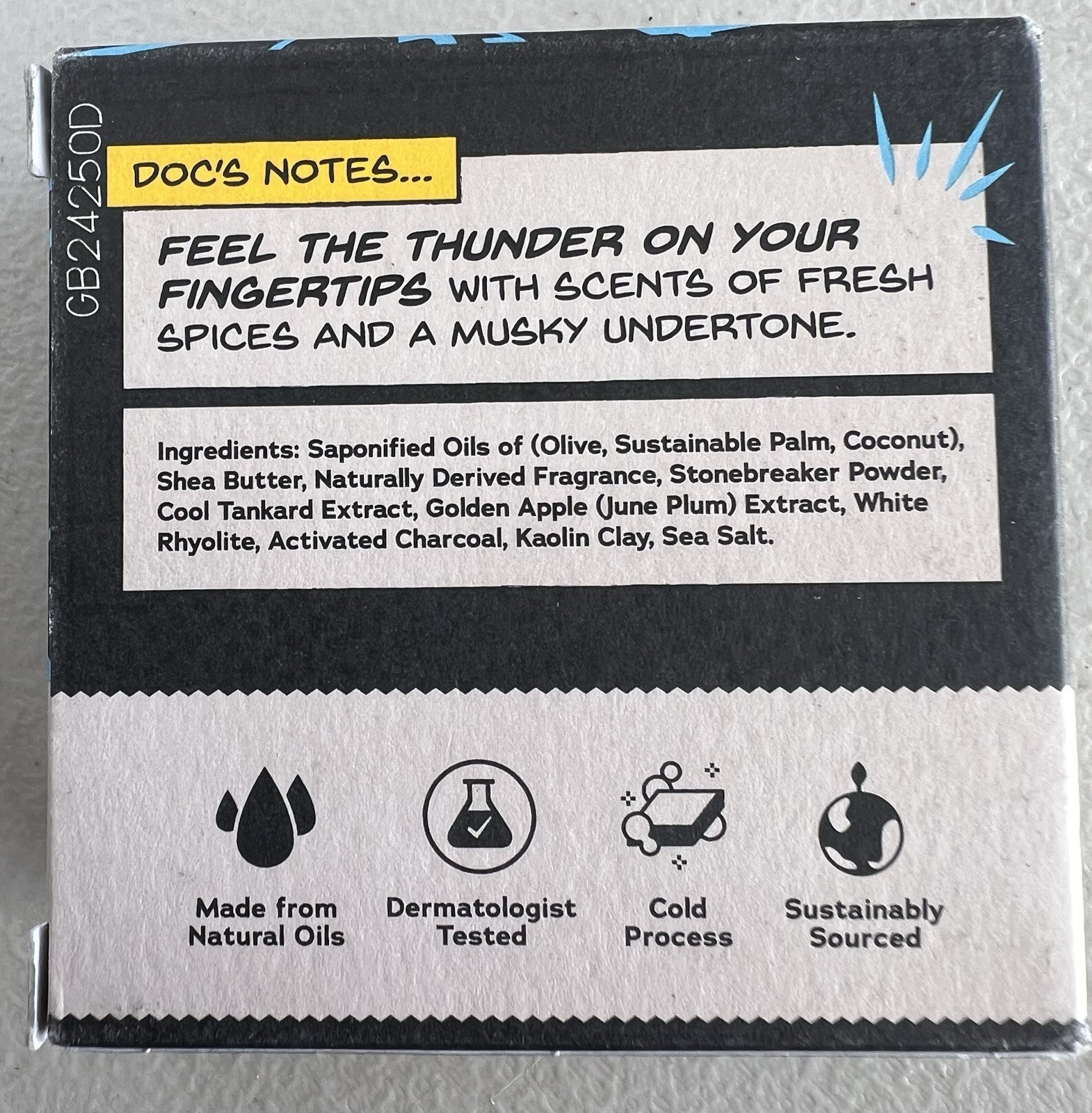 Dr. Squatch Divine Storm Thor Limited Edition Natural Soap Marvel Avengers