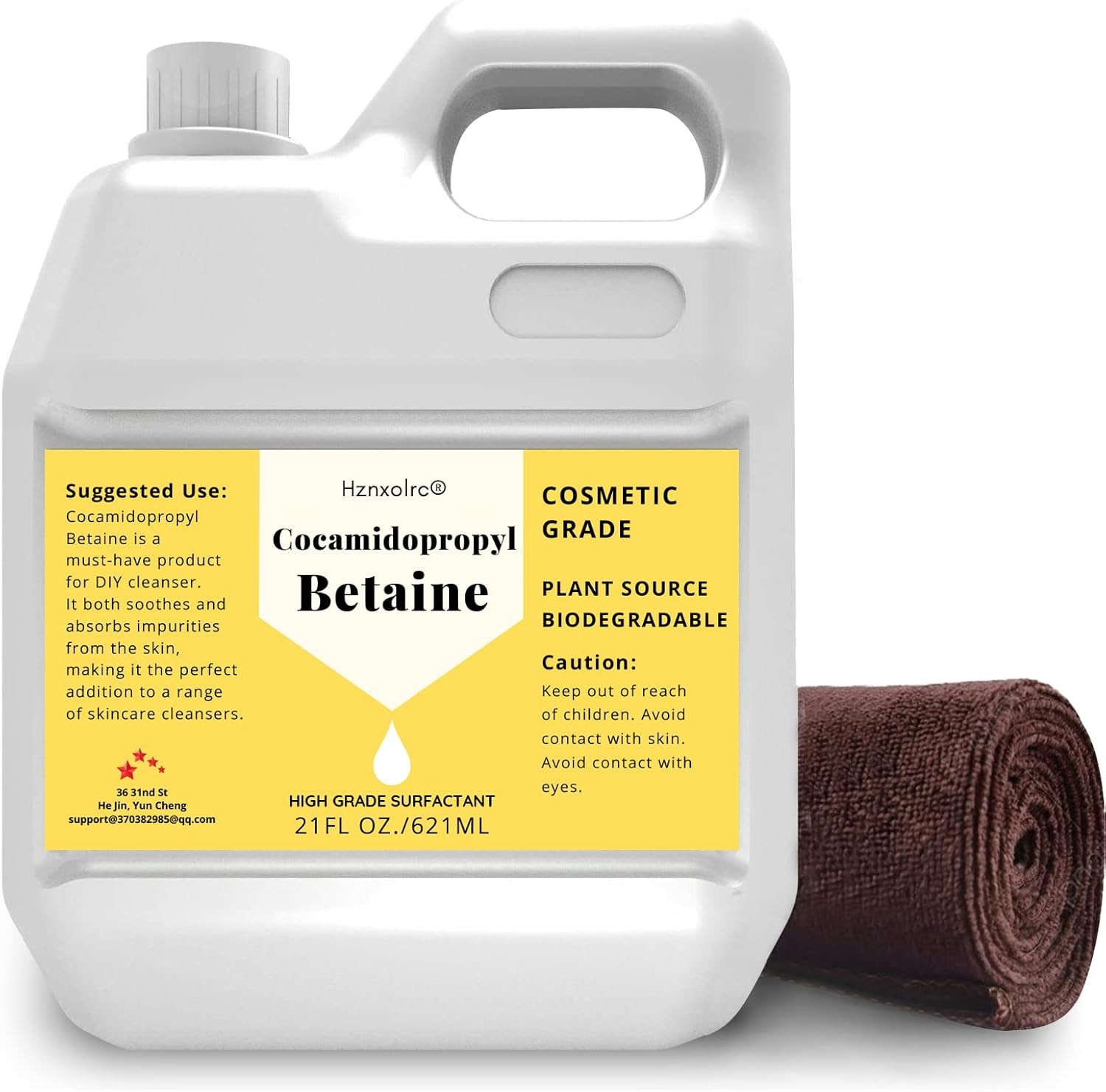 21 fl oz Cocamidopropyl Betaine Natural Surfactant, Premium Coco Betaine Liquid,
