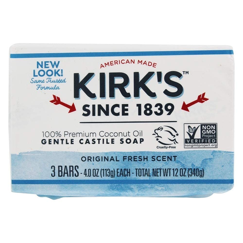 Original Coco Castile Soap 4 Ounces 6 Bars (2 x 3-Pack) by