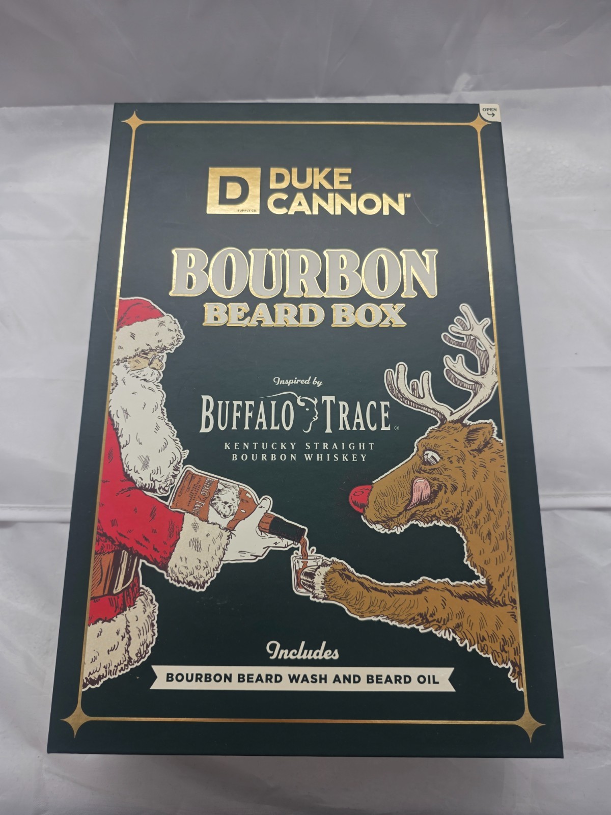 Duke Cannon Co. Bourbon Beard Box “Beard Wash” “Beard Oil” NEW Gift Set+