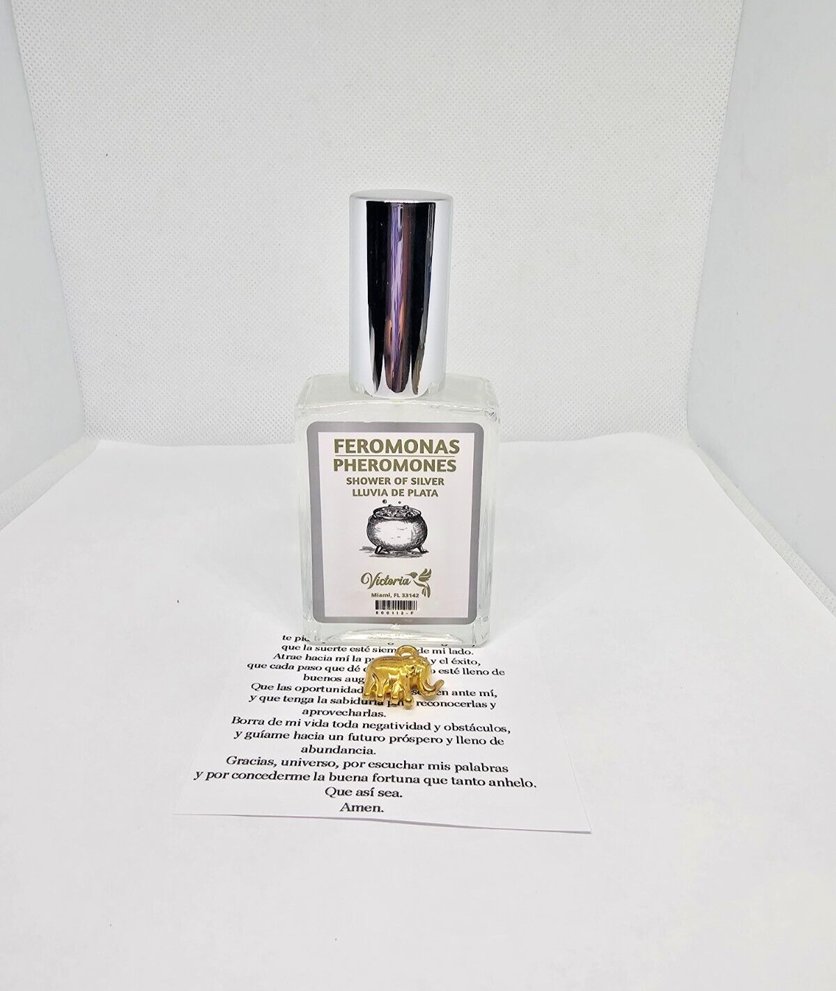 LLUVIA DE PLATA PERFUME FEROMONA SPRAY ATRAE DINERO PROSPERIDAD ABUNDANCIA 1PC