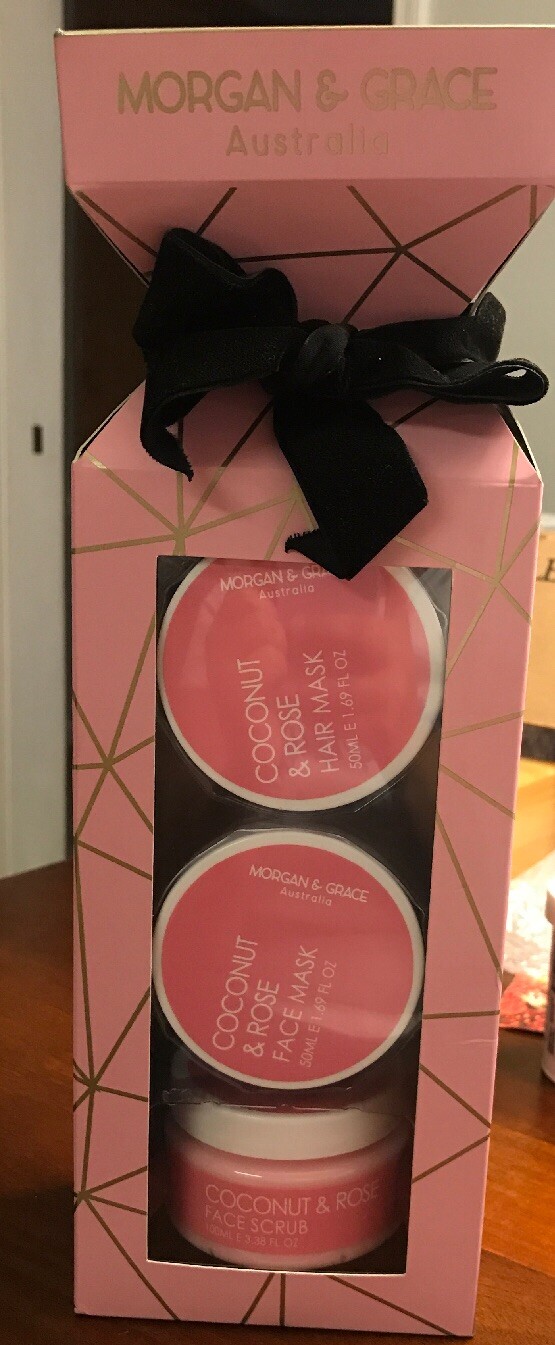MORGAN GRACE AUSTRALIA Hair Mask Face Mask Face Scrub Coconut And Rose