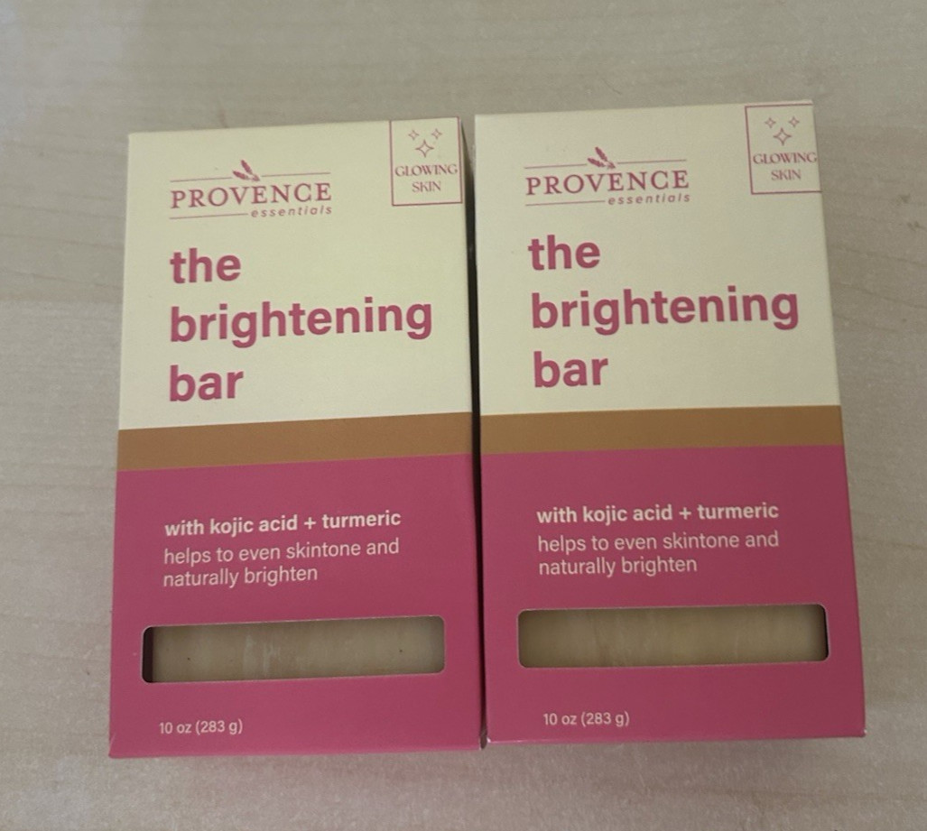 2 Of Provence Essentials ~ The Brightening Bar with Kojic Acid & Turmeric 10os