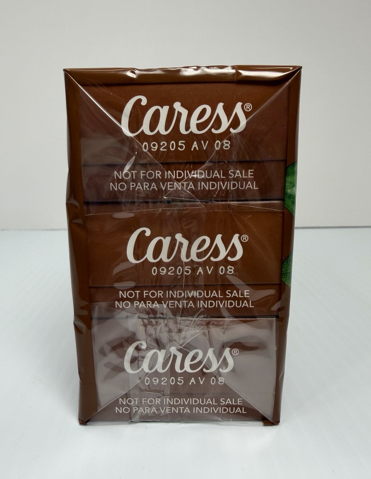 6 Bars Caress Soap SHEA BUTTER & BROWN SUGAR EXFOLIATING Beauty Bars