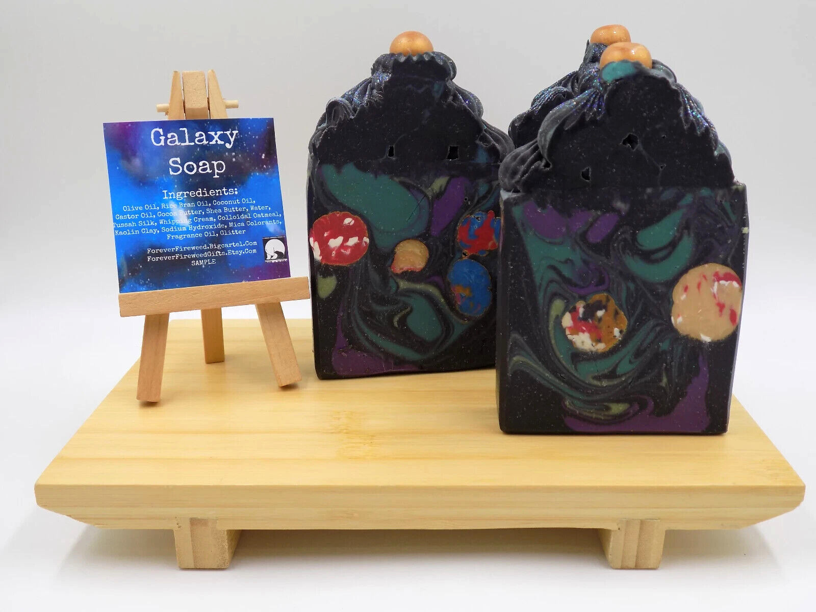 Galaxy Handmade Black Soap