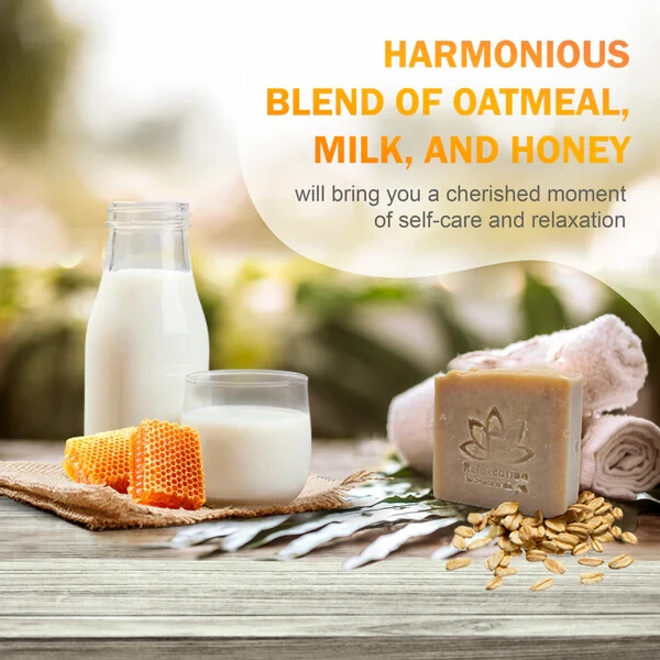 1 Natural Cold Process Soap Bar Goat Milk and Honey – Square