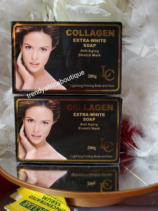 Collagen Extra WHITE SOAP. Lightening Face & Body. Filipino & Egyptian PowderX 1
