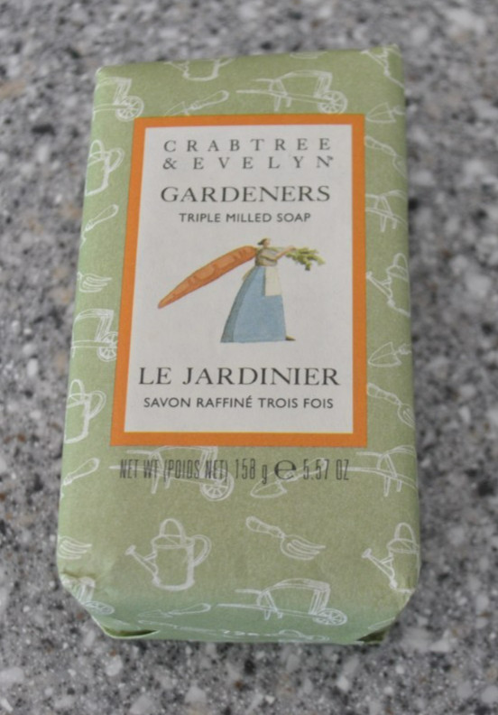 Orig. Crabtree & Evelyn GARDENERS Triple Milled Soap Bar 5.5 oz. New
