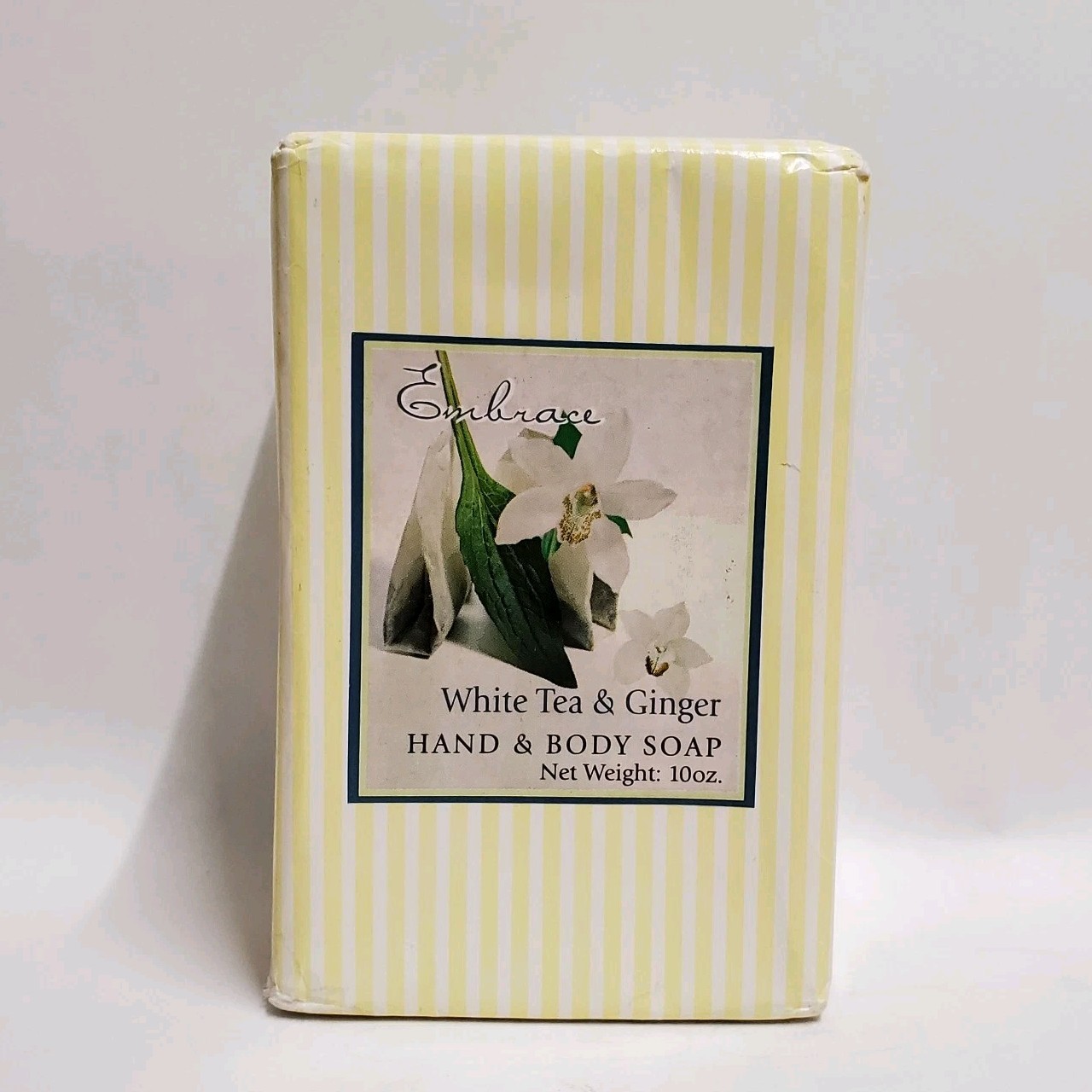 Embrace White Tea & Ginger Scented Soap Bar Chunk Hand And Body Purifying 10oz