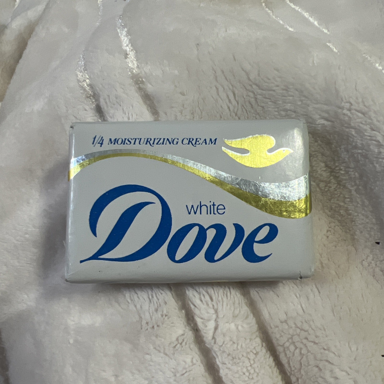Vintage White Dove Bar Soap Bath 1/4 Moisturizing Cream 1.5oz NOS Made In USA