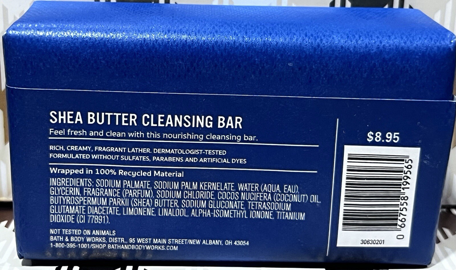X2 OCEAN Men’s Mens Collection Bath & Body Works Bar Shea Butter Cleansing Soap