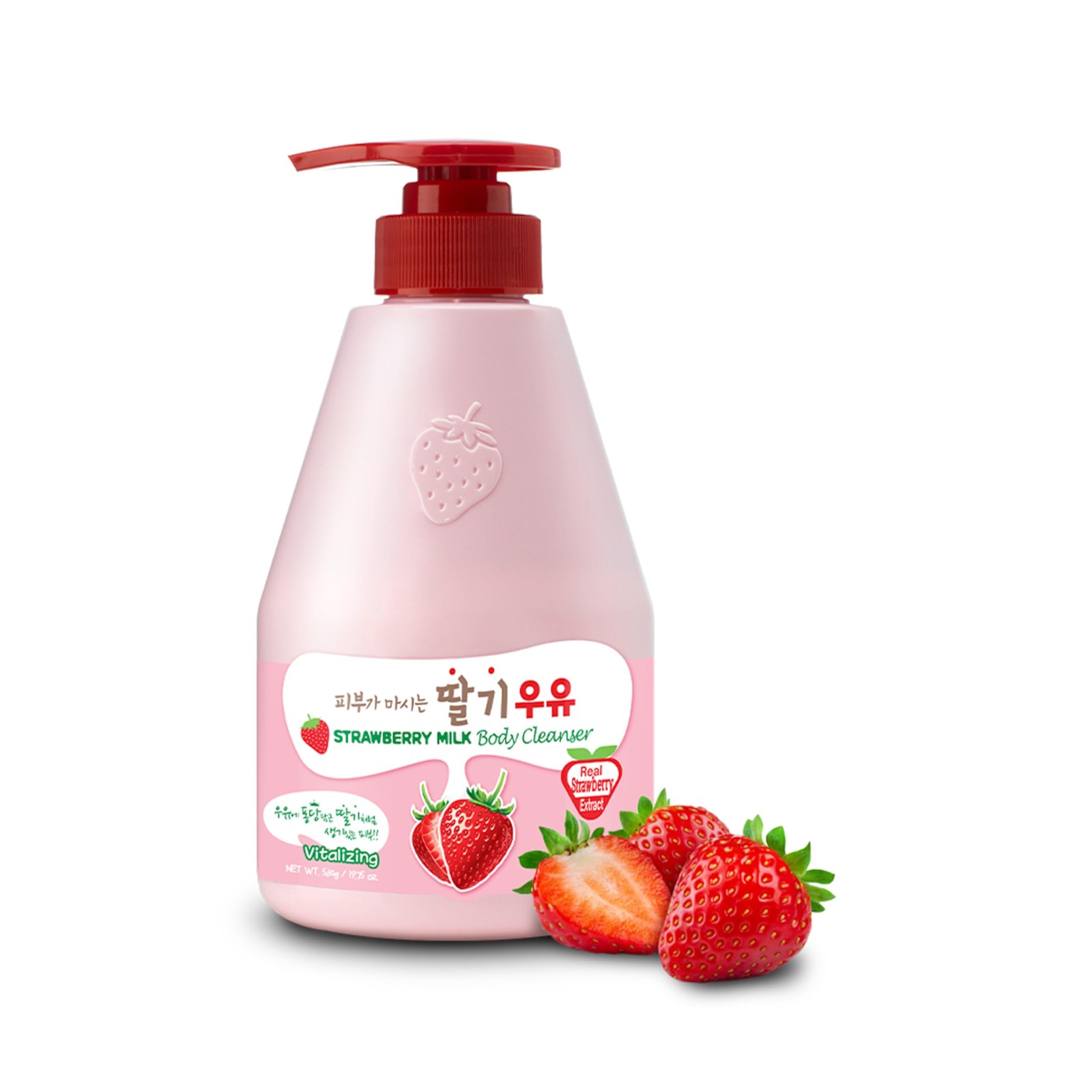 Kwailnara Strawberry Milk Body Wash (19.75 Fl 19.75 Ounce (Pack of 1), White
