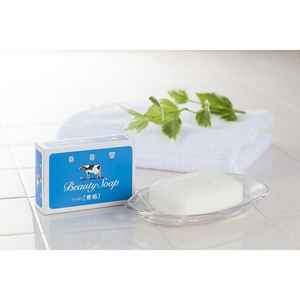 Cow Brand Beauty Soap Additive-Free Blue Box 85g Japan