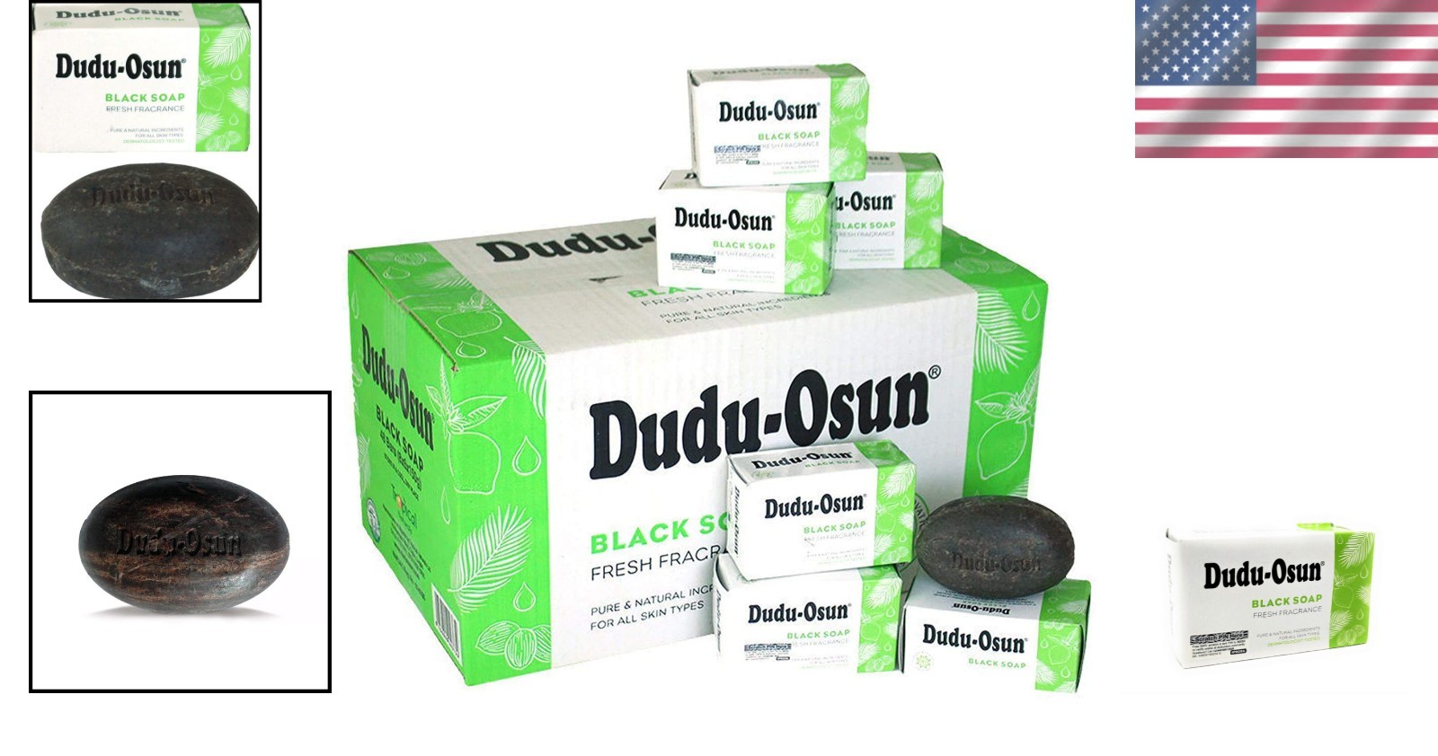 Osun African Black Soap 24-Pack for Silky Smooth and Restored Skin