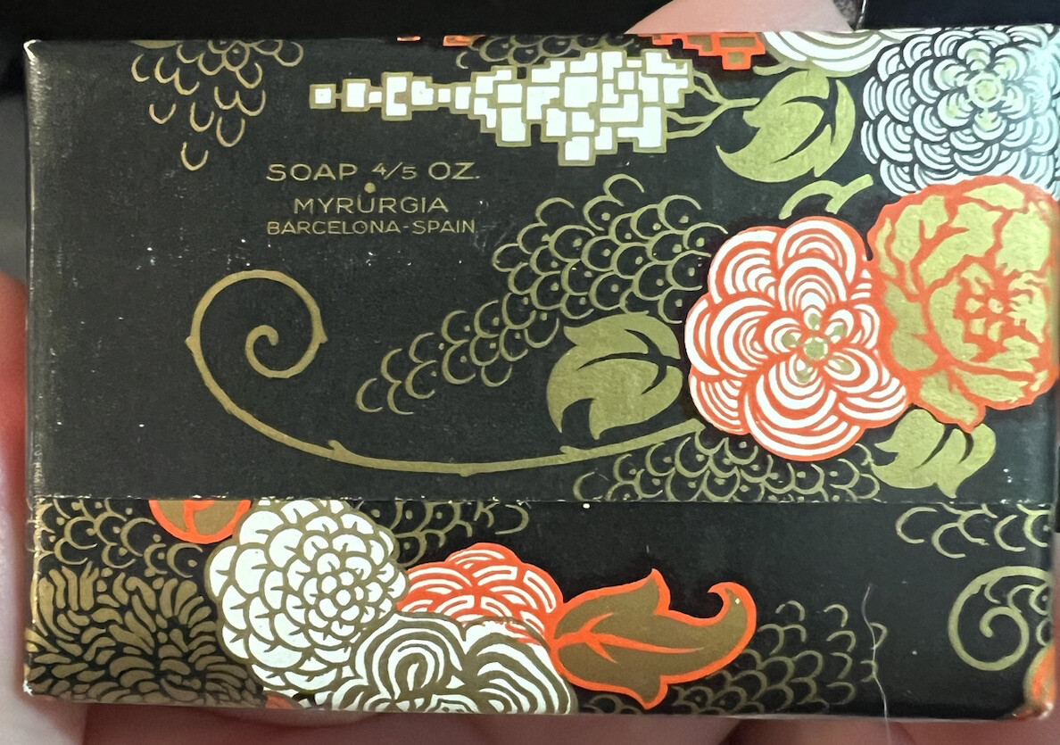 2 Vintage Boxes Jabón Maja By Myrurgia España 4 Soap Bars – 2 Large 2 Small