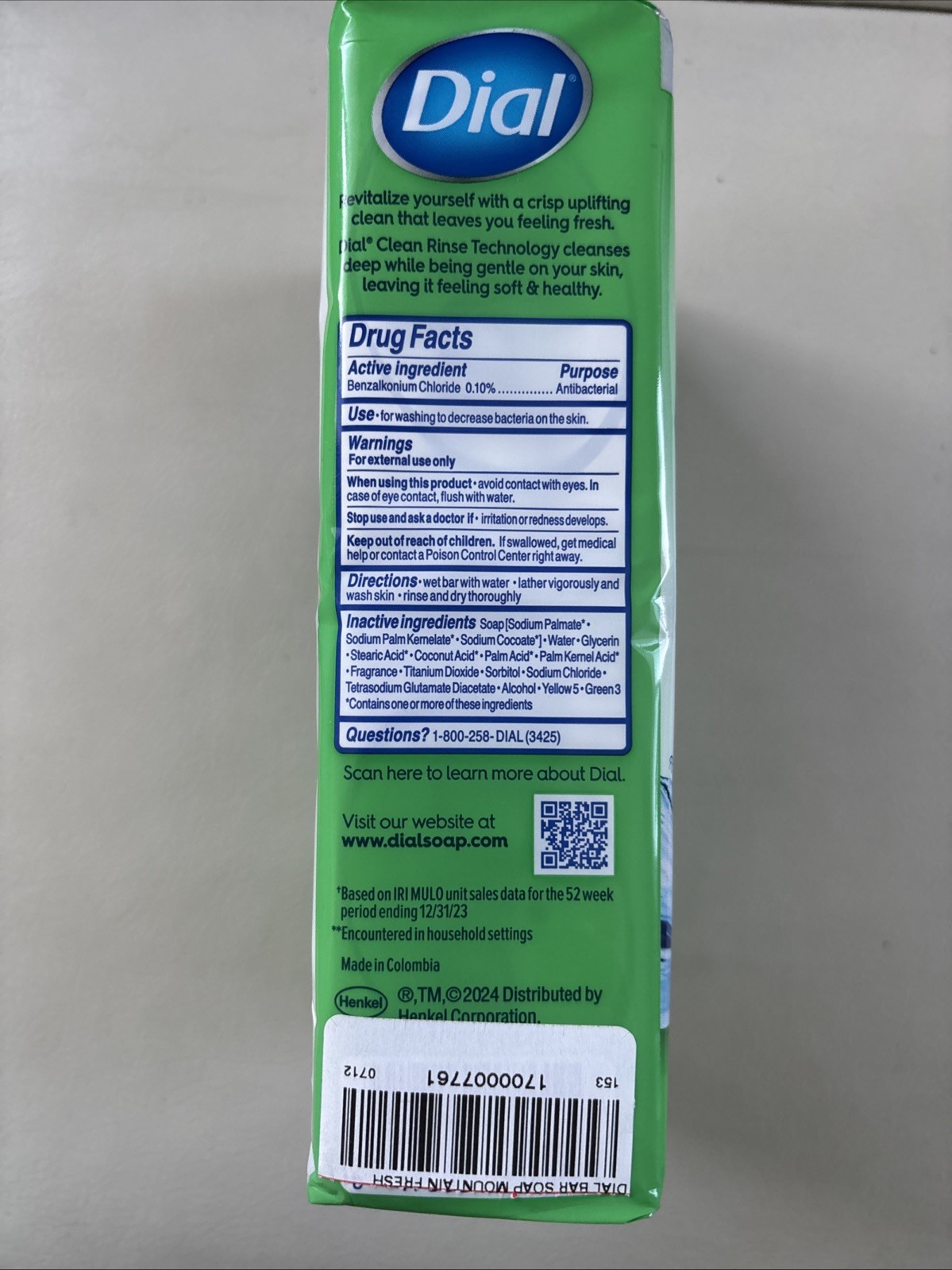 Dial Refresh And Renew Mountain Fresh 8 4 Oz Soap Bars