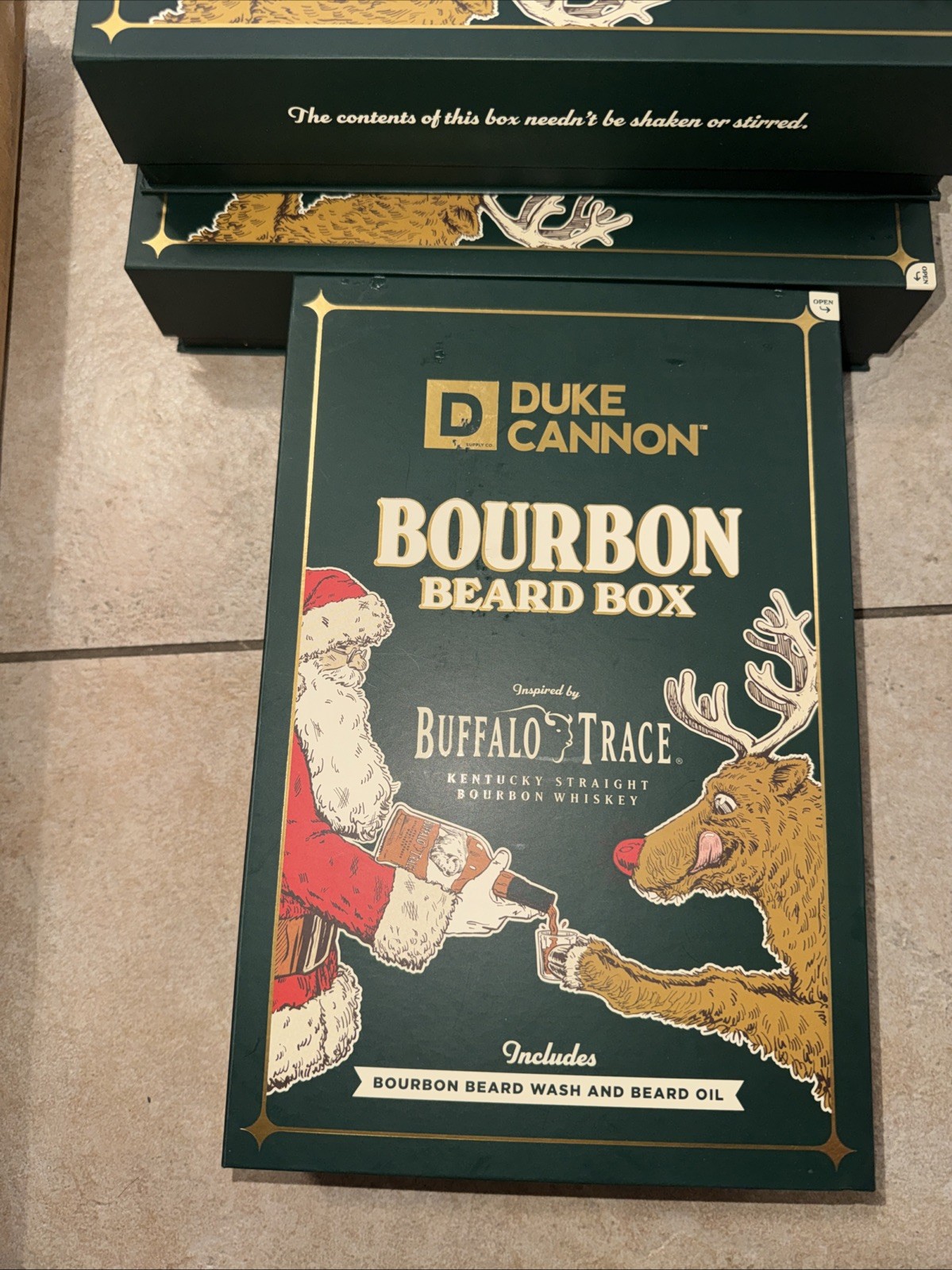 Duke Cannon Co. Bourbon Beard Box “Beard Wash” “Beard Oil” NEW Gift Set+