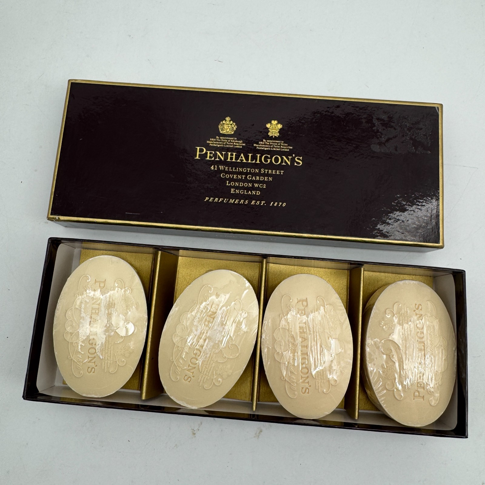 Penhaligon’s Blenheim Soap Bars / 4 Gift Set Brand NEW