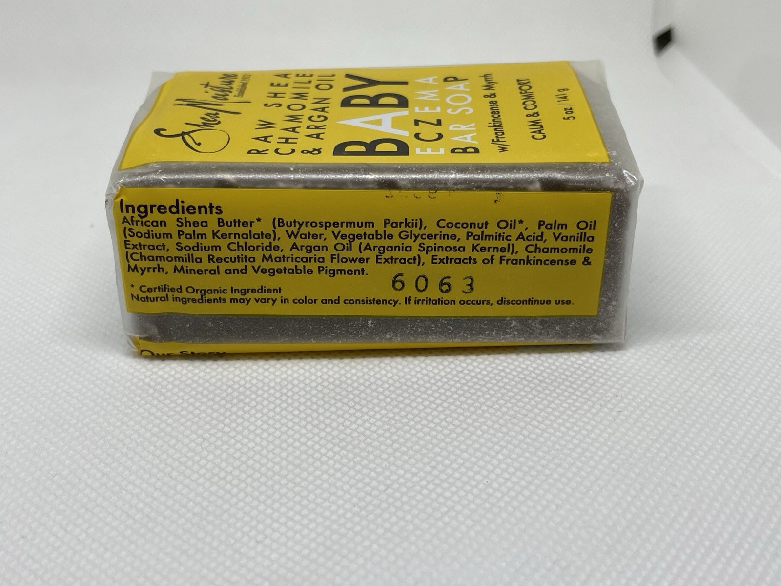 SheaMoisture Raw Shea Chamomile & Argan Oil Baby Bar Soap 5oz/141g