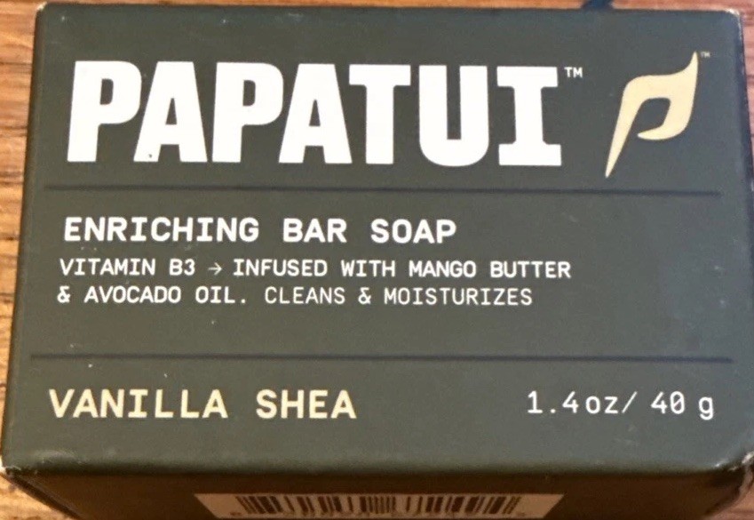 Papatui Vanilla Shea Enriching Bar Soap 5 Pack of 1.4 oz. Cleanse Moisturize