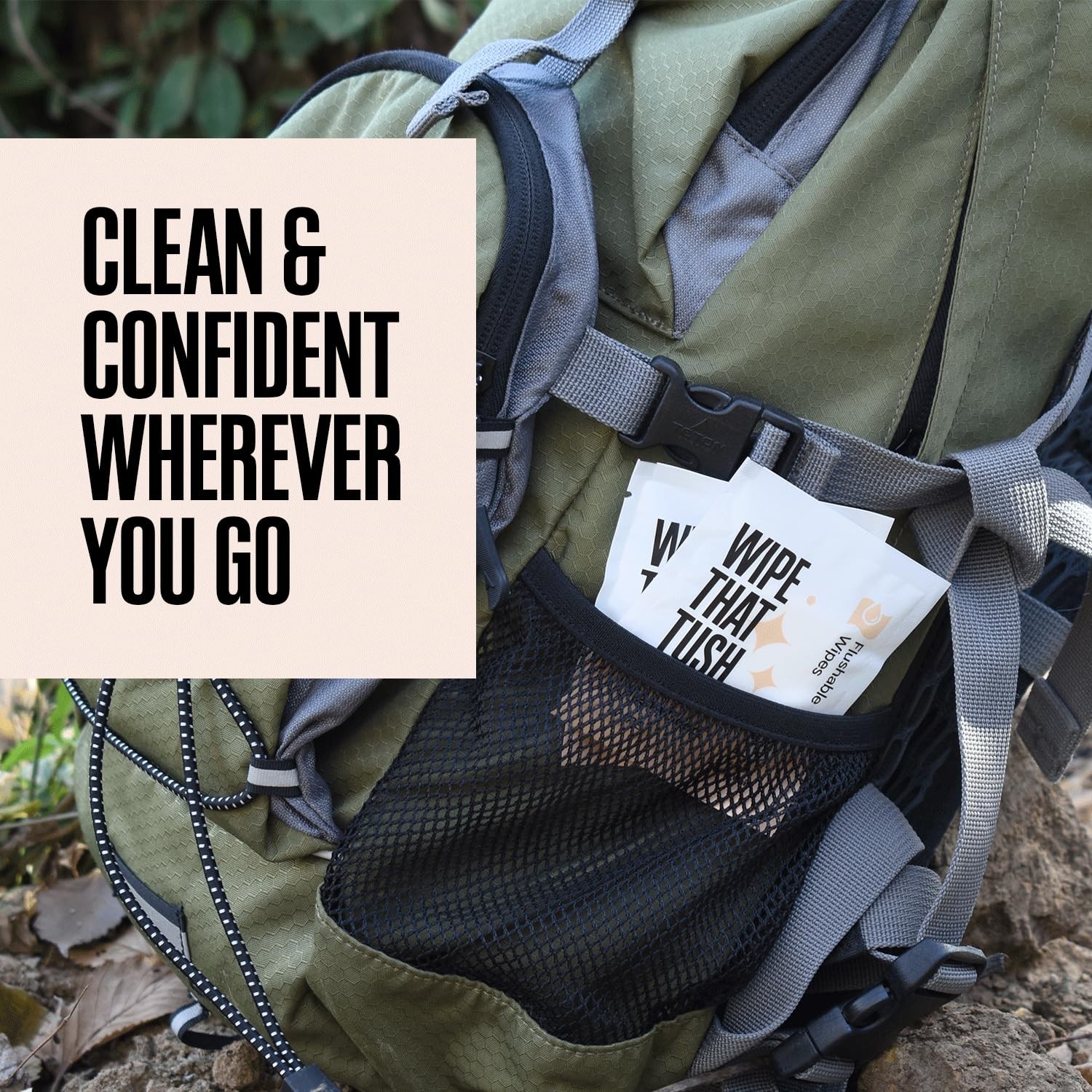 Individually Wrapped Flushable Wipes – 120 Total – Perfect for Family Travel