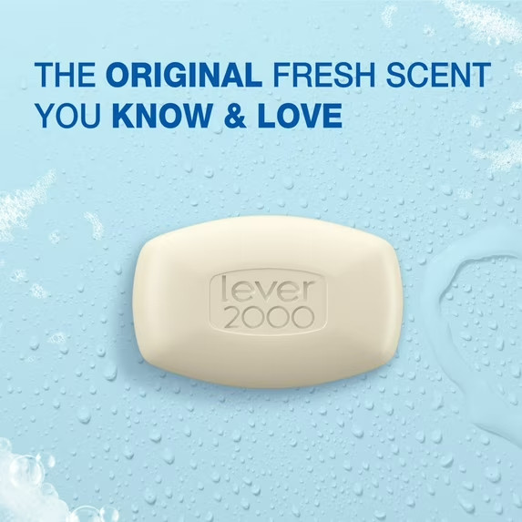 Lever 2000 Original Refreshing Bar Soap, 3.75 OZ 8 Count