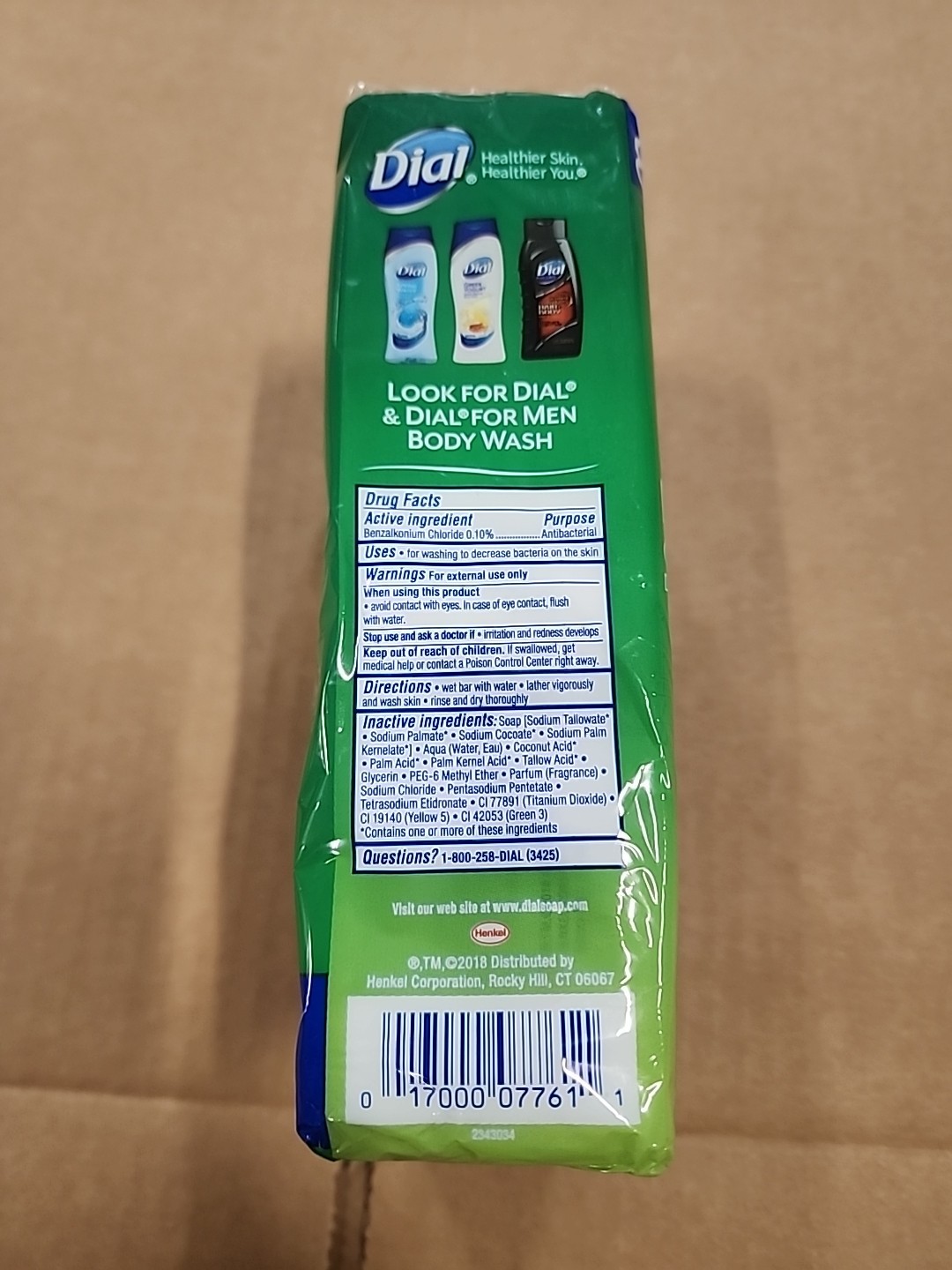 Dial Antibacterial Bar Soap Mountain Fresh Deodorant 4oz (8 Pack) DISCONTINUED