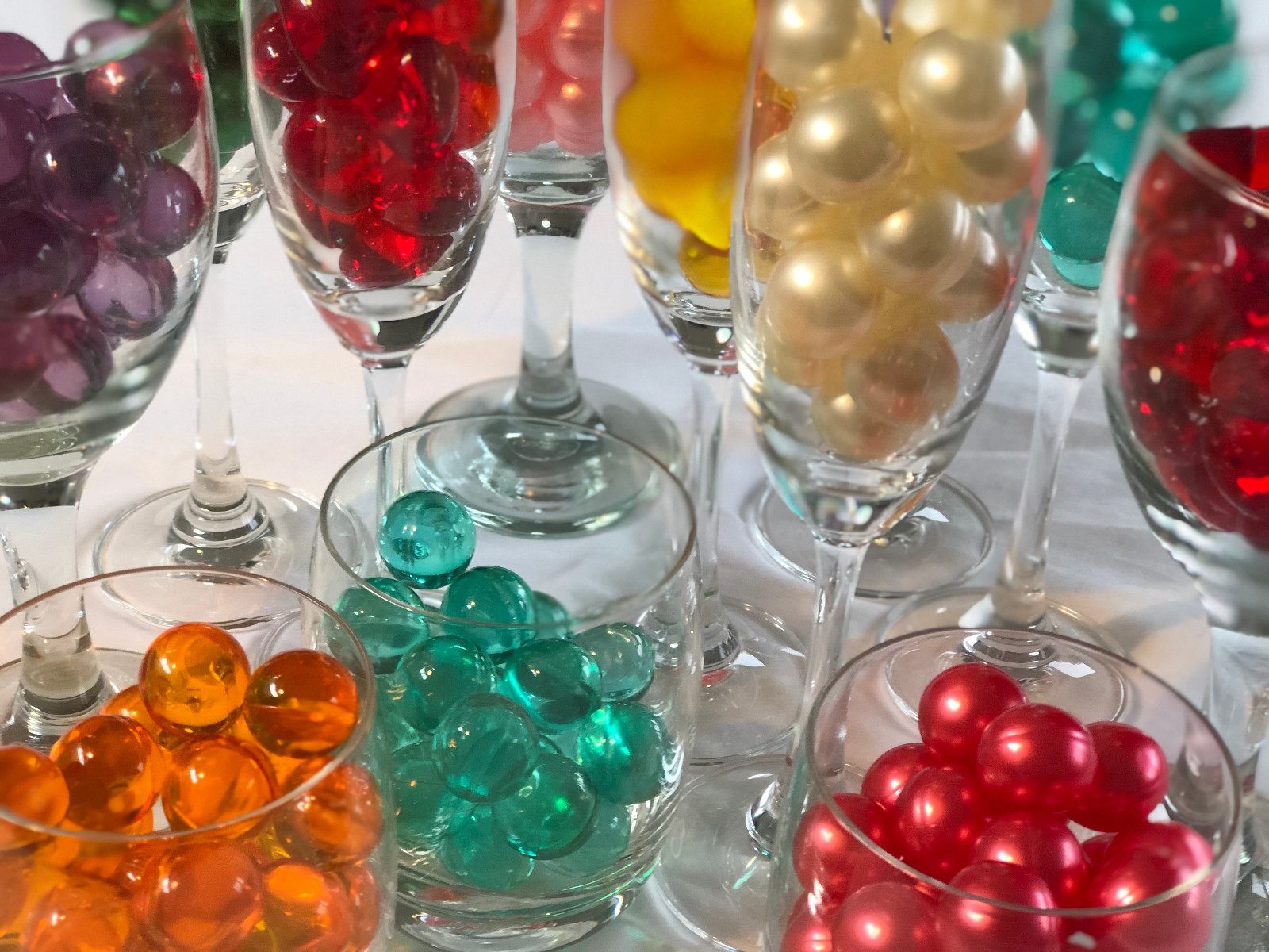 Mixed colours Circular 3.9g Bath Oil Beads Floral Fragrance Bath Pearls