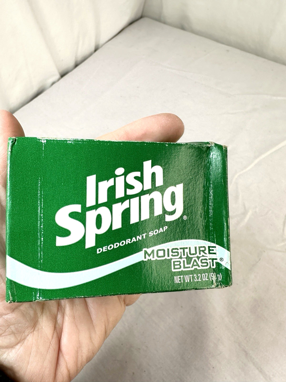 3 Irish Spring Bar Soap Moisture Blast Deodorant 3.2 Oz Lot NOS Sealed Free Ship