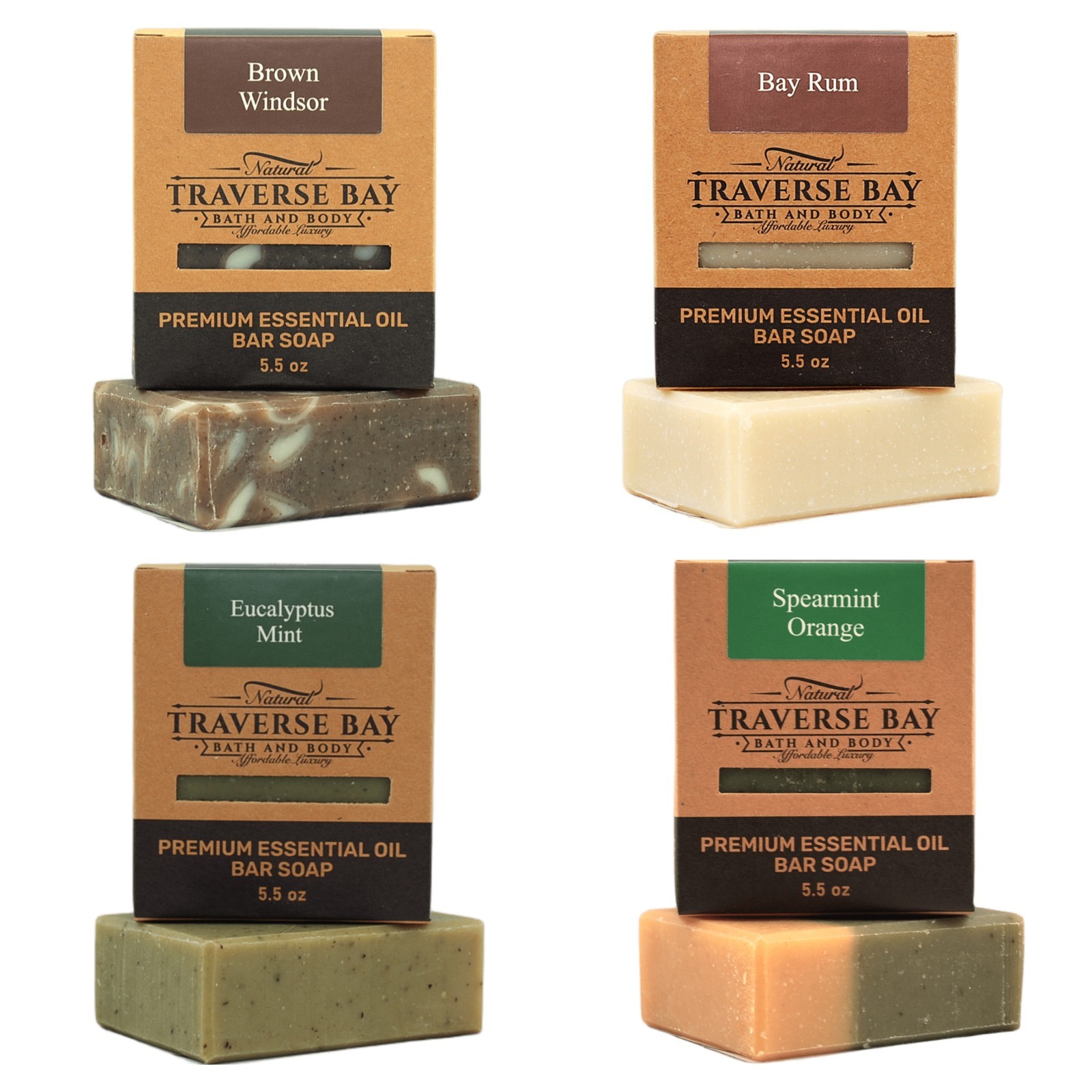 Natural Cold Process Soap You-Pick Variety Pack, 5.5 bars, 22+ oz total