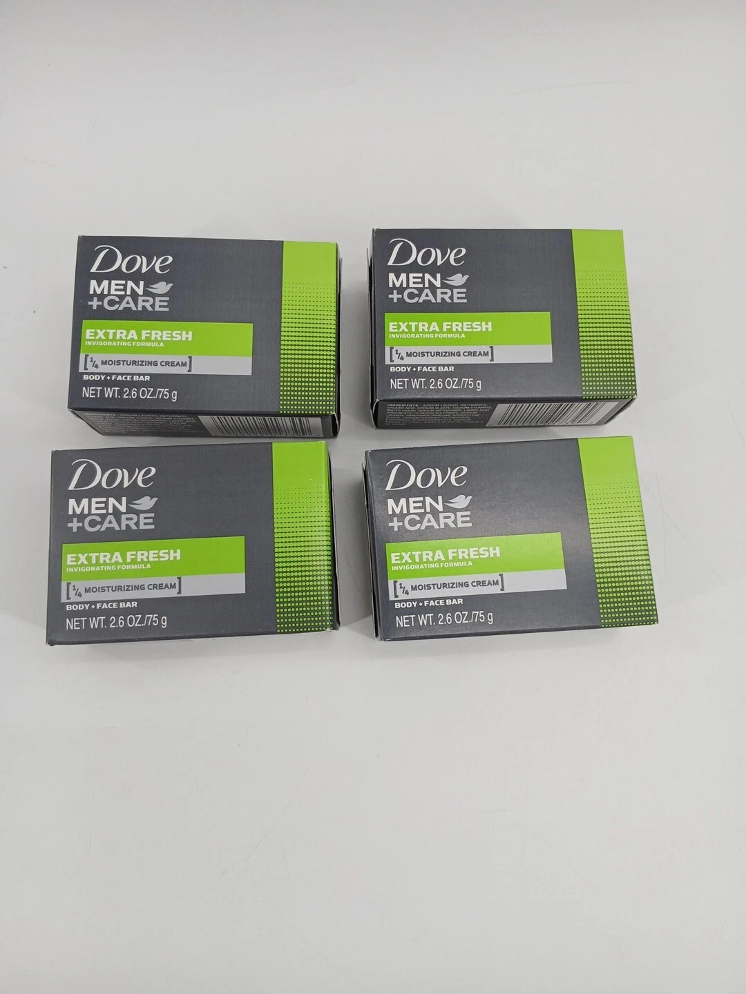 🔥 Dove Soap for Men Extra Fresh Body & Face Bars – 4 Pack🔥