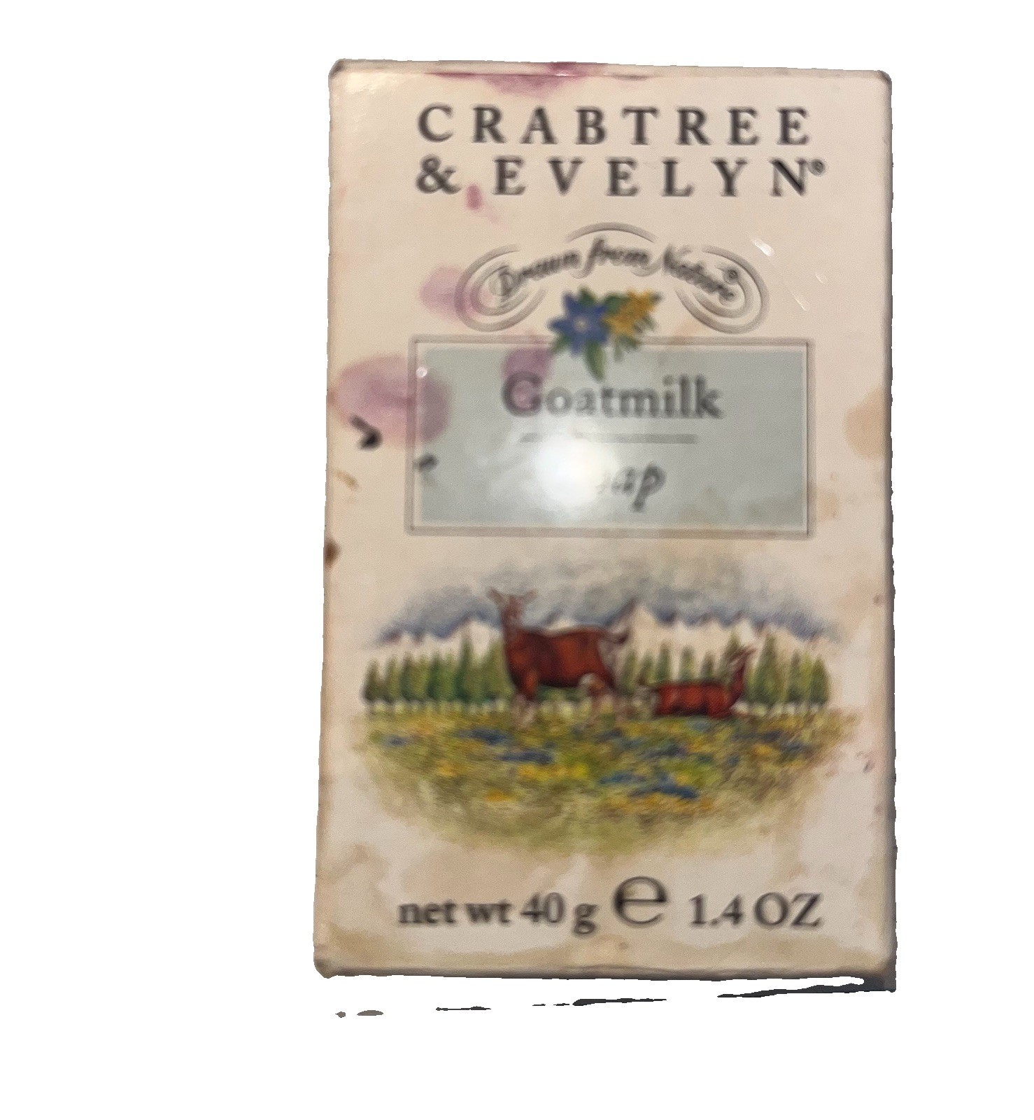Vintage Crabtree & Evelyn Goatmilk Soap 1.4 Oz Bar New 1995 Switzerland