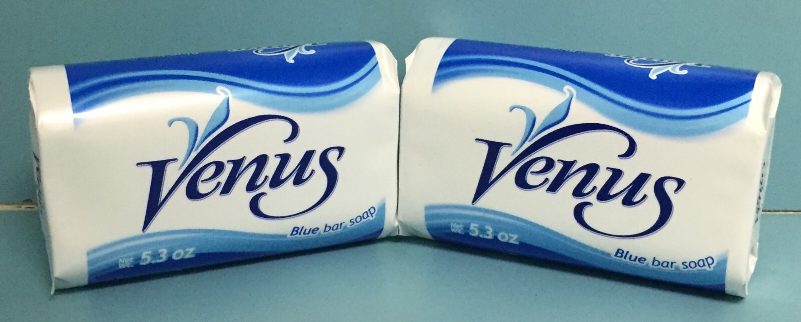 2-Pack Venus Blue Bar Soap 5.3 oz Each Daily Cleansing Bath Soap Bars