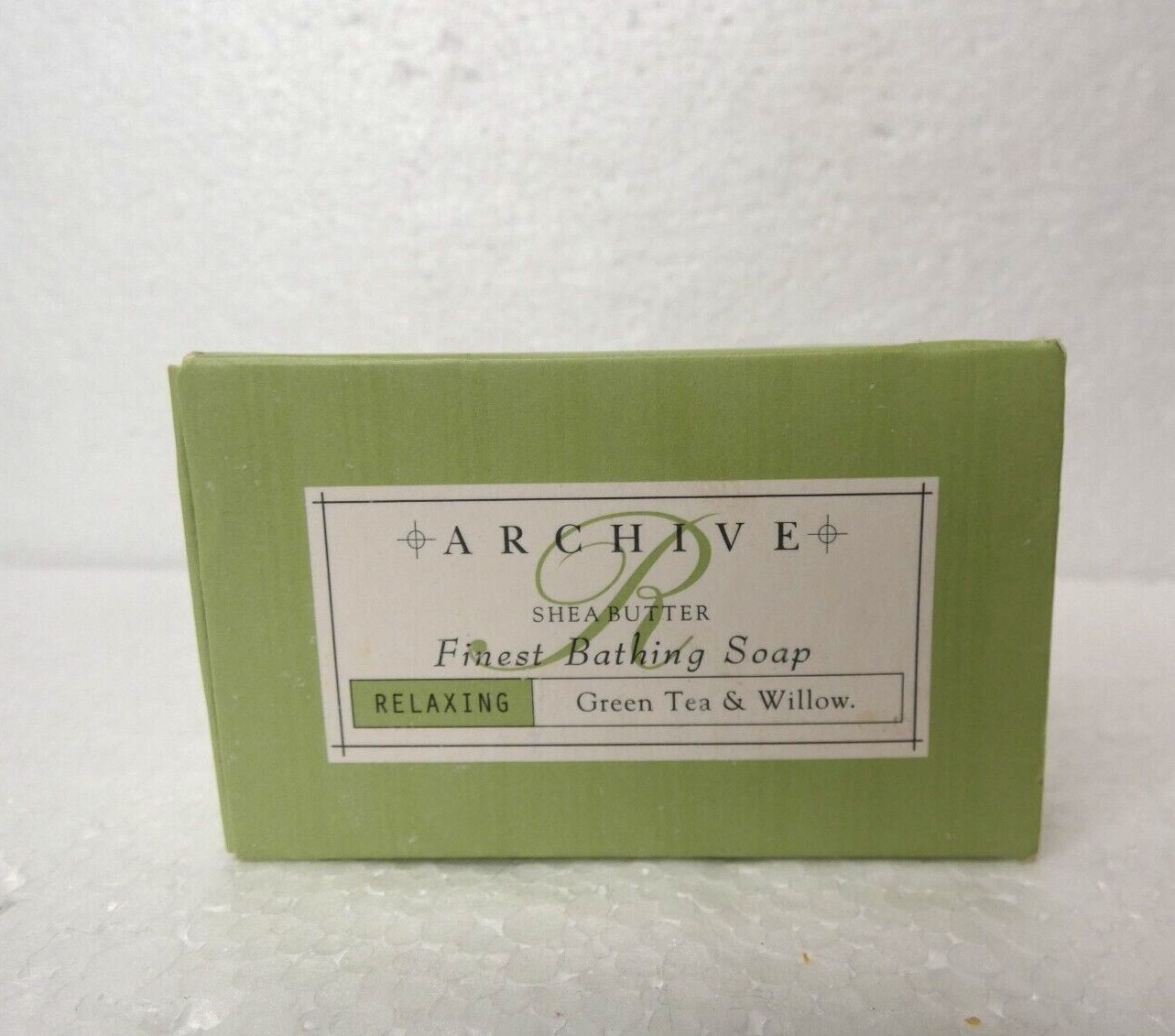 Archive Shea Butter Finest Bathing Soap Relaxing Green Tea Willow Travel 2.25 oz