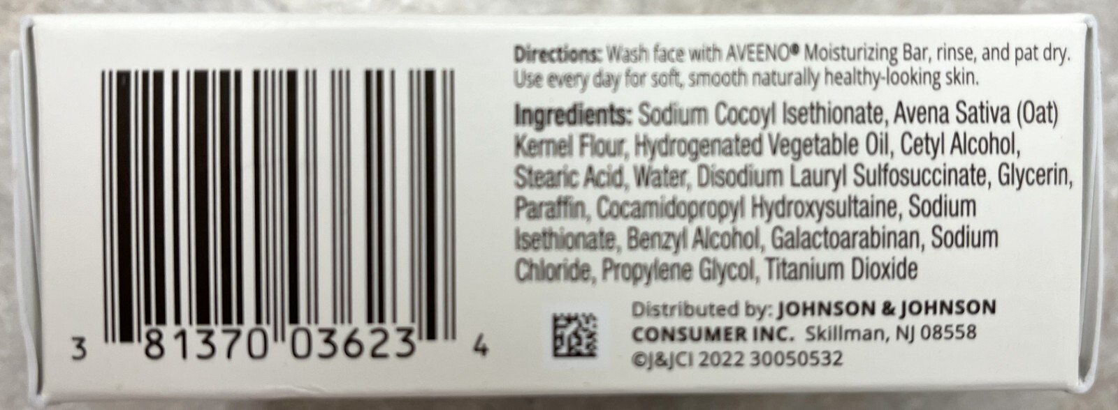 Aveeno Moisturizing Bar w/ Nourishing Oat 3.5oz ( 2 bars )