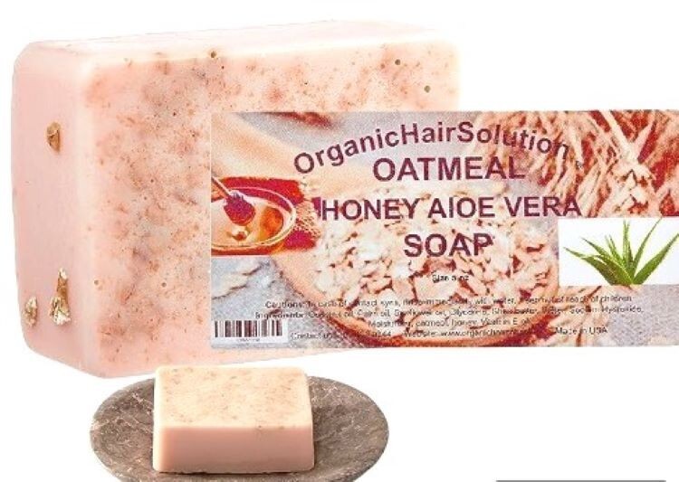 OATMEAL Bar SOAP With Honey & Aloe Vera or ECZEMA and SENSITIVE skin-All skin