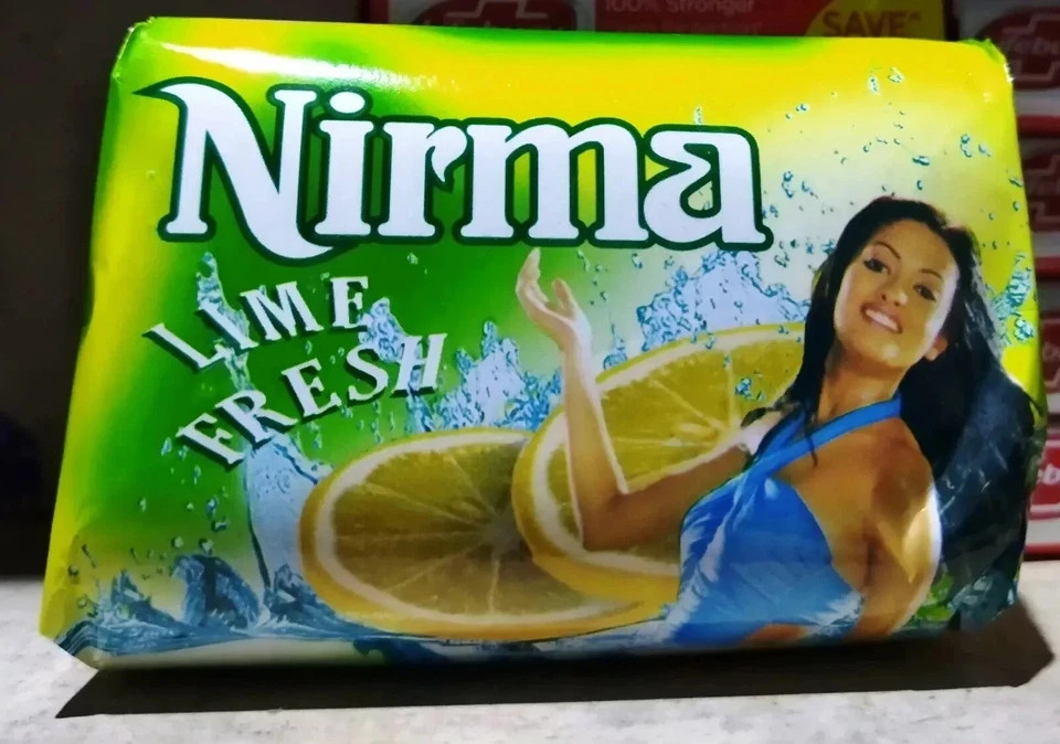 Nirma Lime Fresh Premium Beauty Soap Bars 100g Each (Pack of 8) Bath Soap
