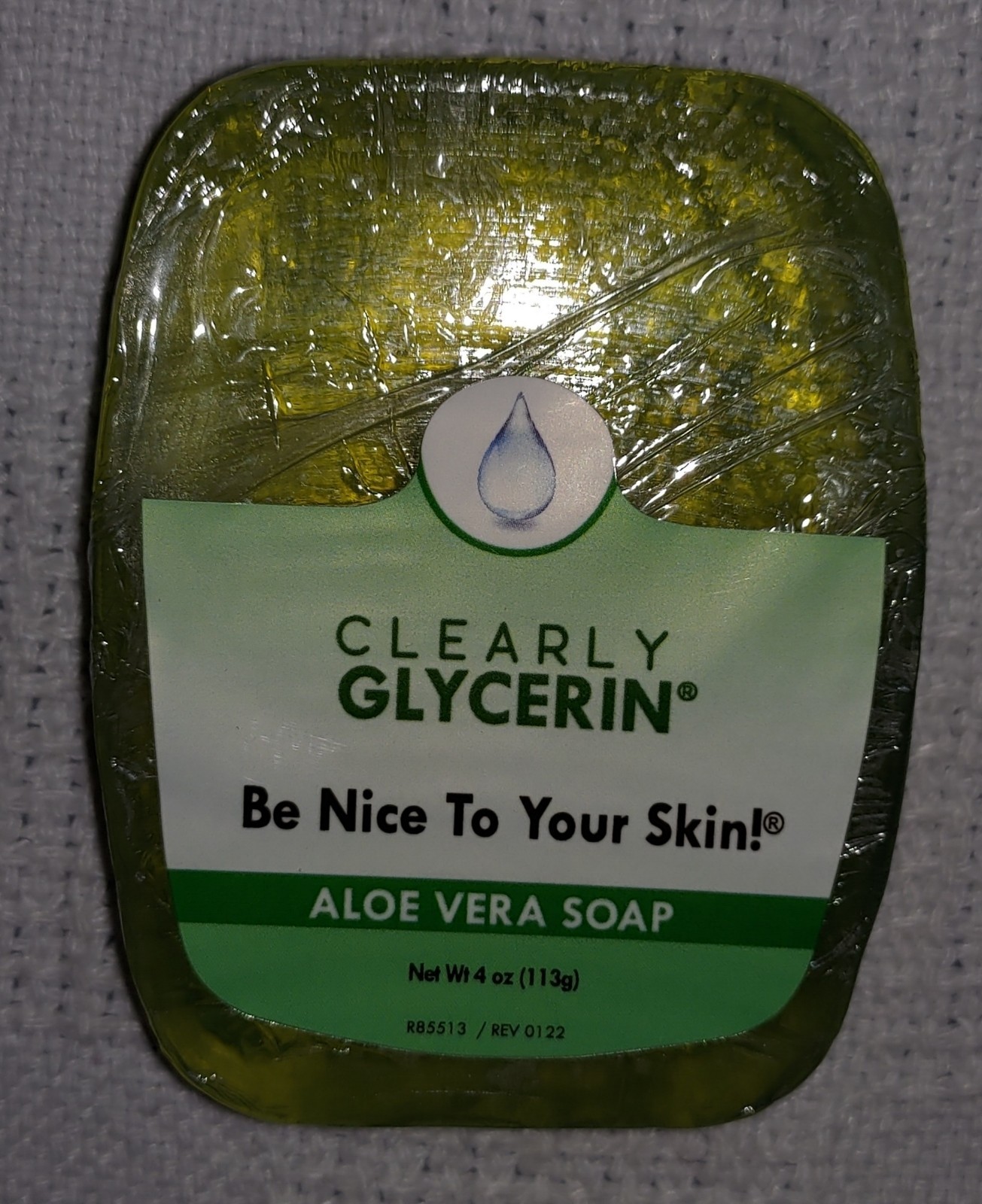 2x Clearly Glycerin Aloe Vera Bar Soap 4 Oz Each :New: Fast S&H Out : Buy Today