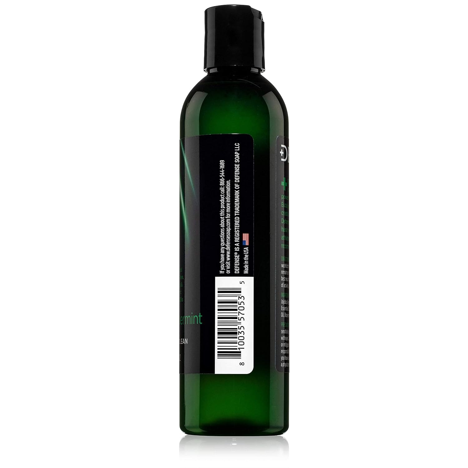 Peppermint Tea Tree Body Wash | All Natural Organic Shower Soap for Athletes | O