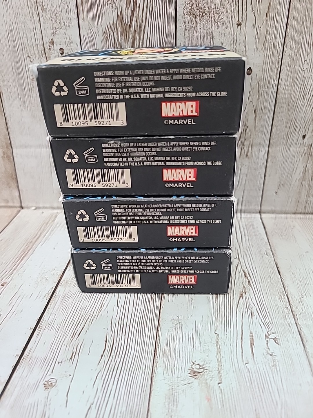 Lot 4 Pack Dr Squatch Divine Storm Thor Limited Edition Soap Marvel Avengers