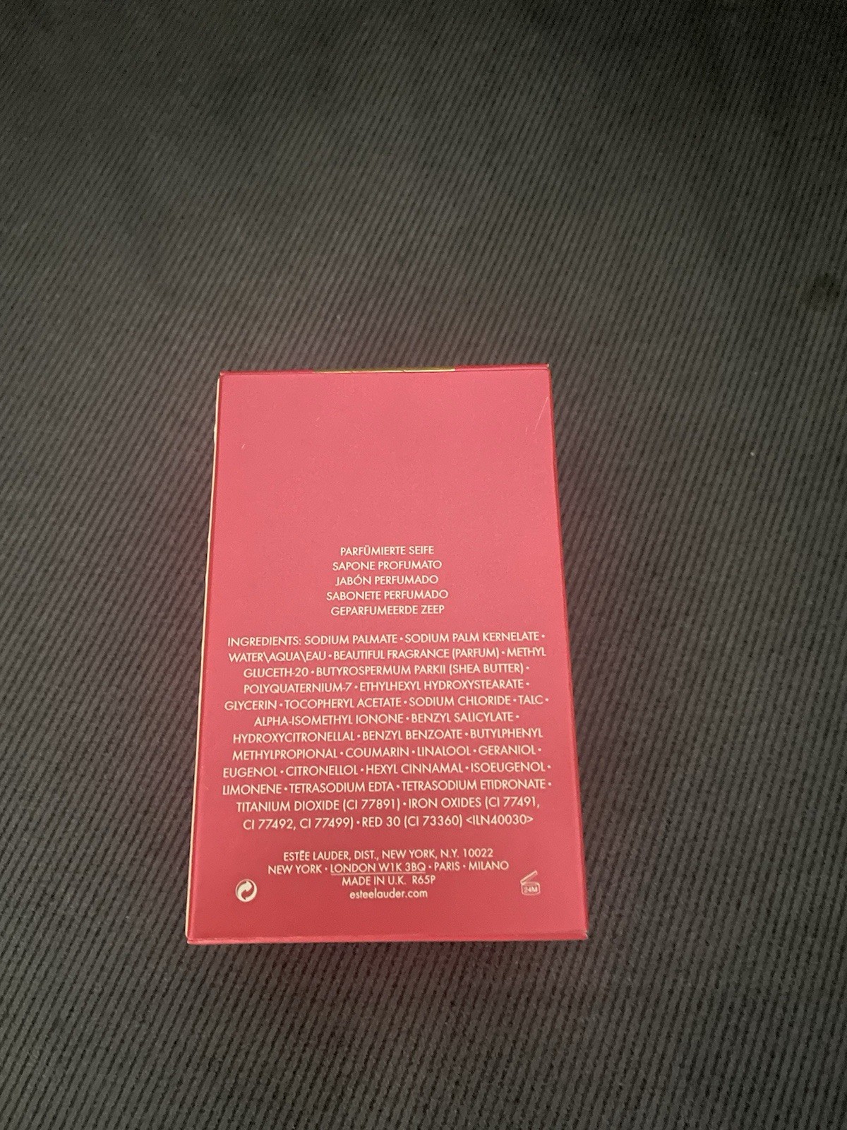 Estee Lauder Beautiful Perfumed Soap 5.2 oz 150g Luxury Scented Bath Bar Boxed