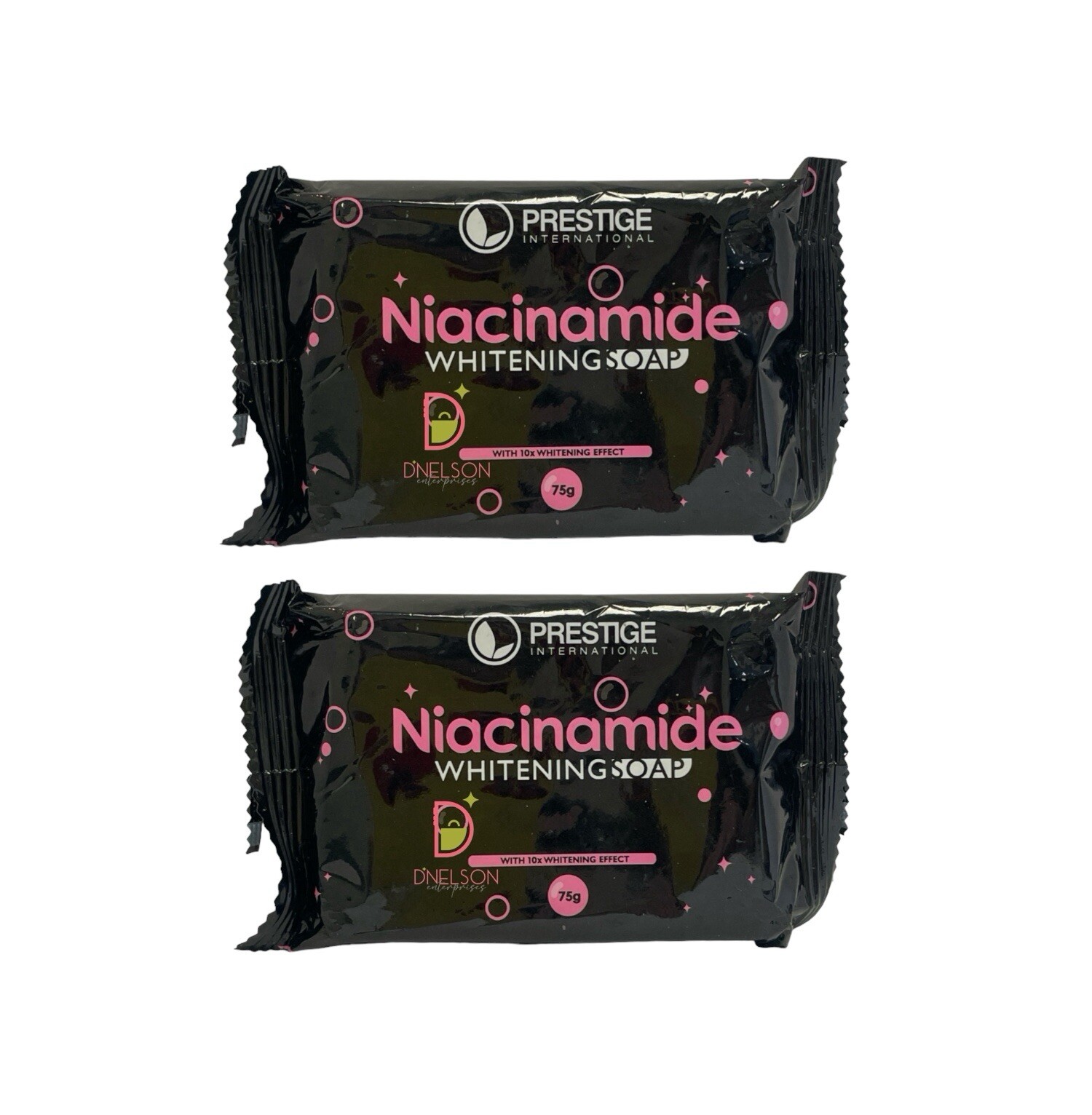 Prestige International Niacinamide Whitening Soap, 75g x 2 Bars
