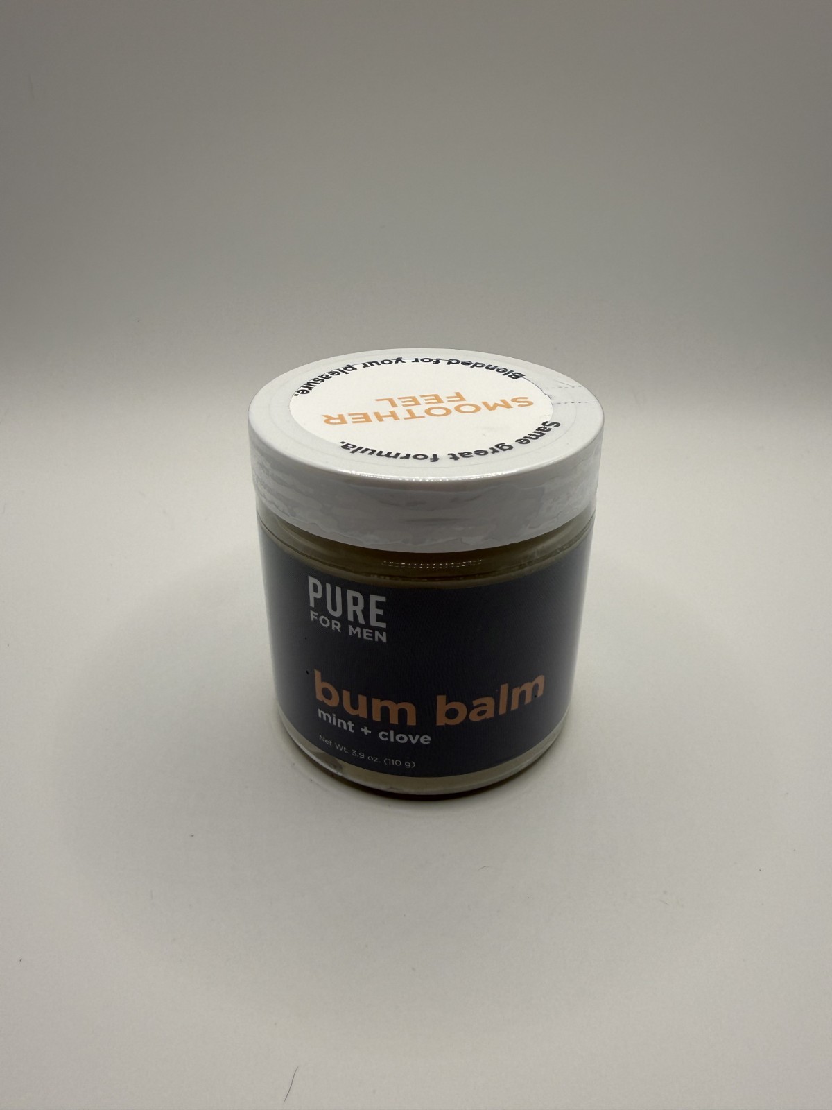 Bum Balm Mint + Clove Pure for Men Soothing Cream- 3.9 oz / 108 g – Brand New