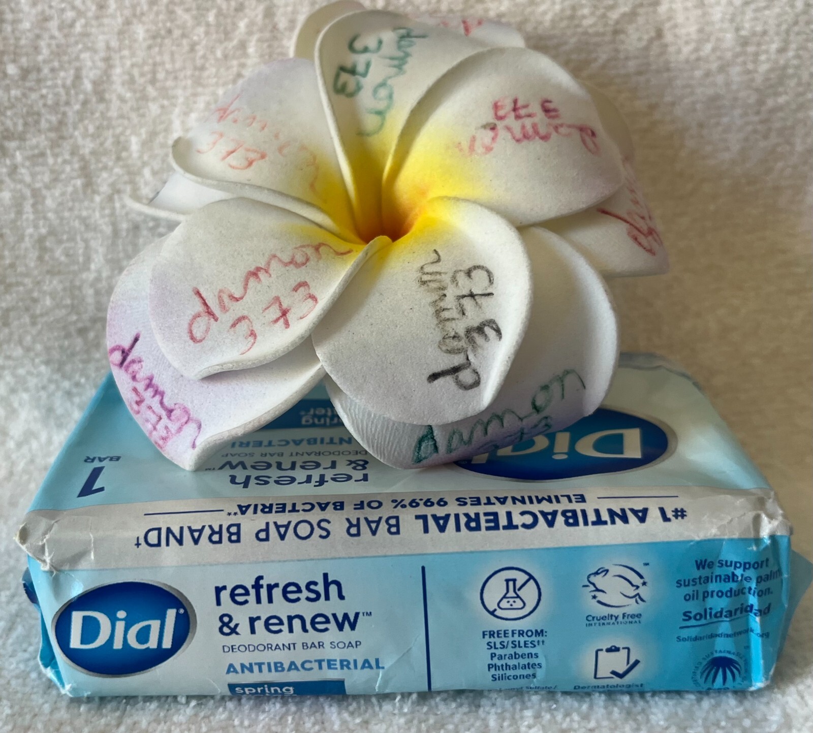DIAL**Spring Water**ANTIBACTERIAL Refresh & Renew DEODORANT SOAP~4 OZ/113 g~NEW
