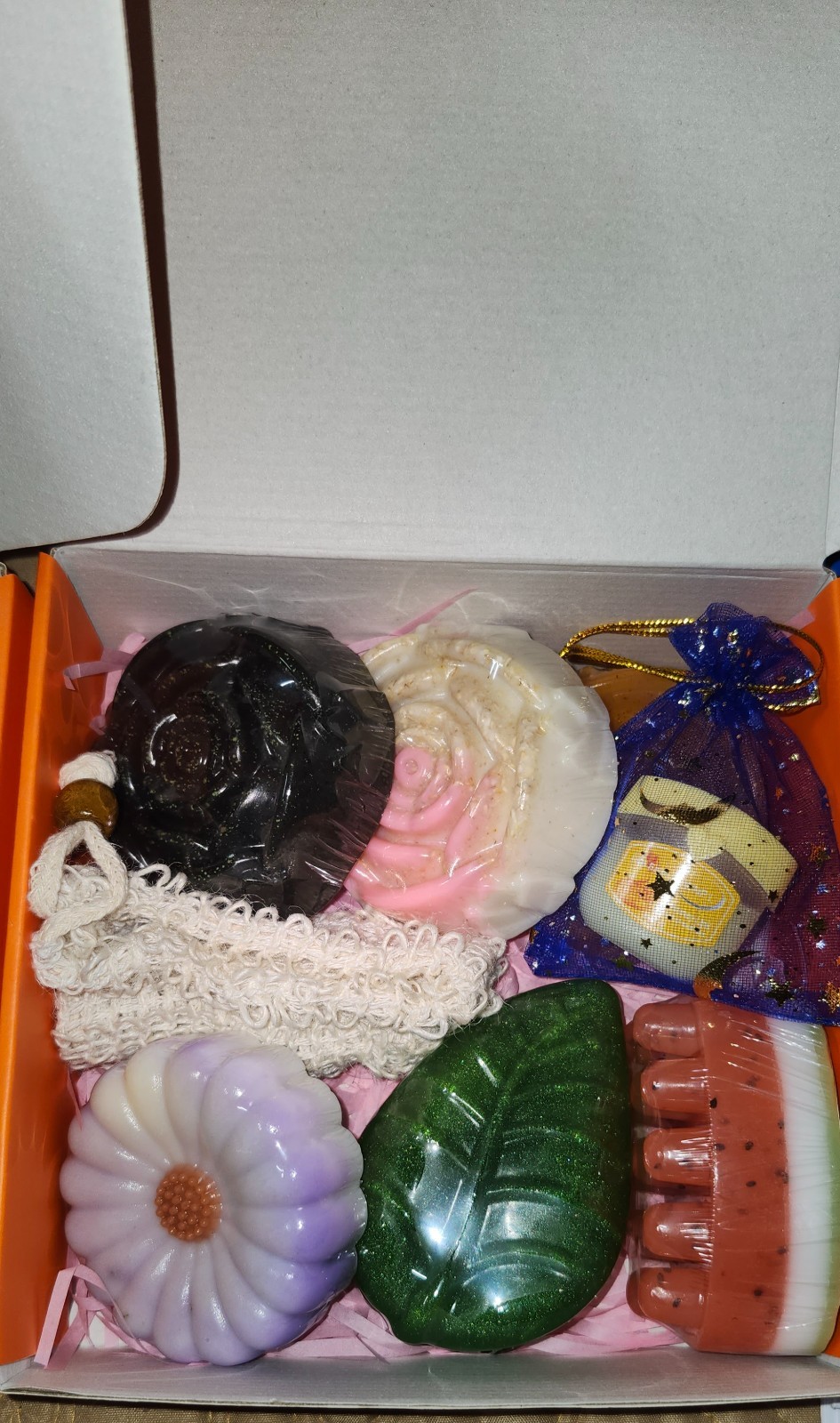 Handmade Soap Handmade Goat Milk, Tumeric, Honey, Oat, Birthday Gift Spa Set