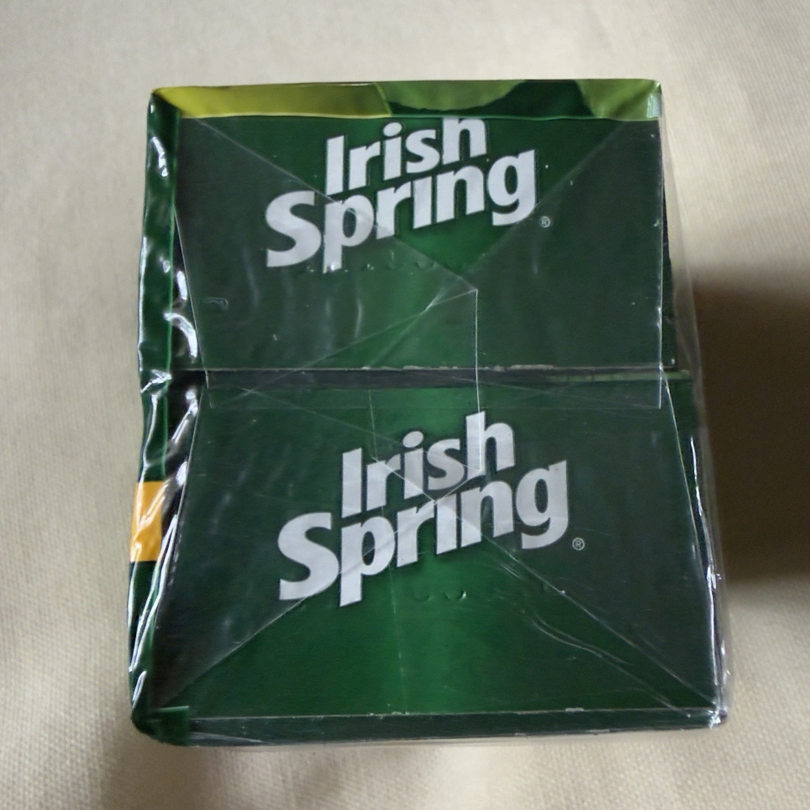 2 New Irish Spring Original Scent Soap 3.2oz Bars Tallow Formula *No Flax Oil