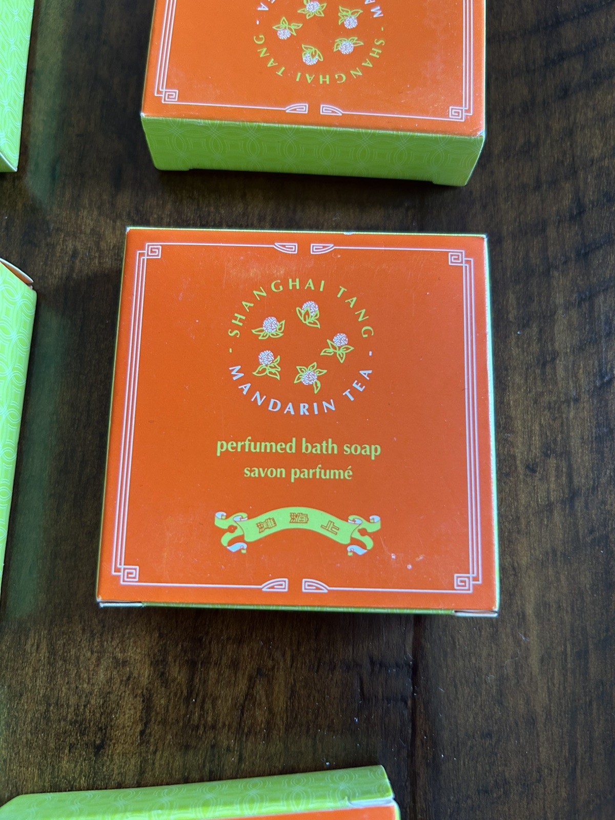 12 Shanghai Tang Mandarin Tea Bar Soap 1.76oz Perfumed Hotel Travel Lot Set